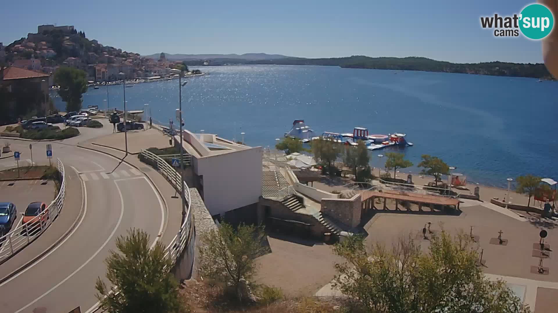 Šibenik webcam Beach Banj