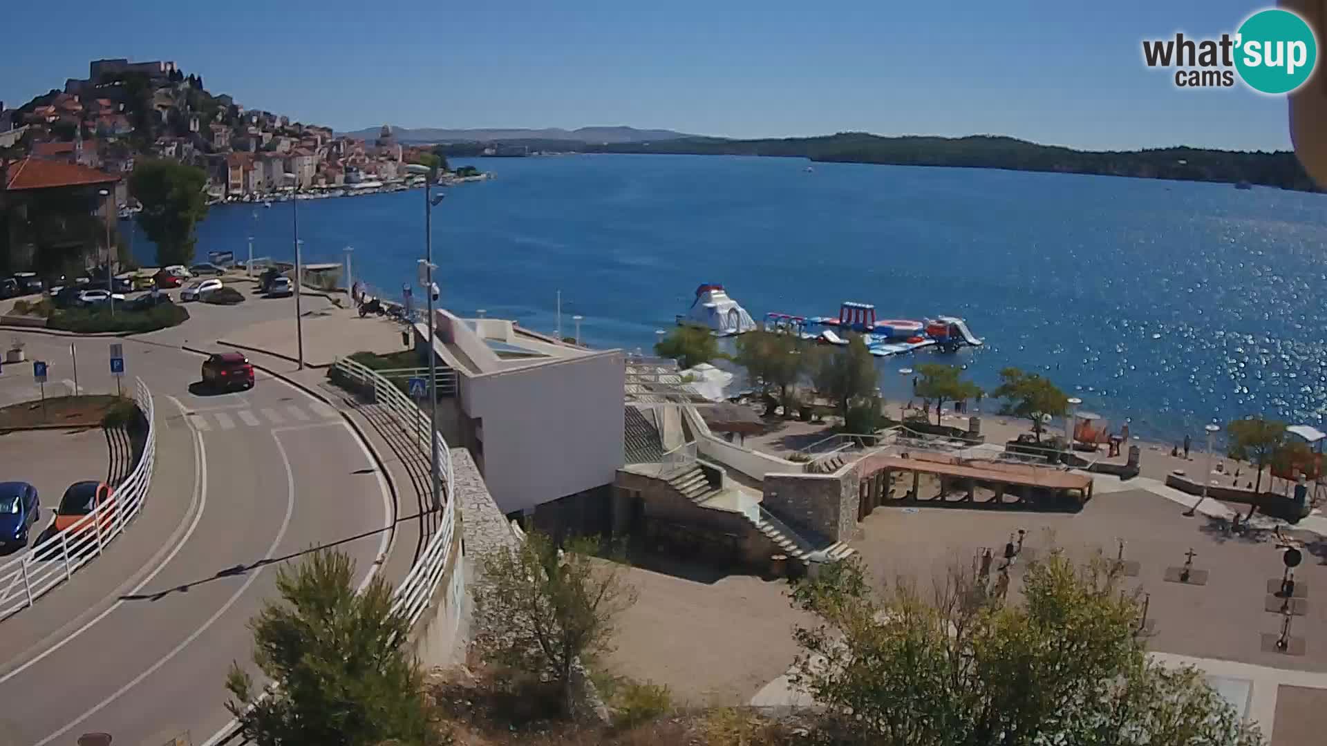 Šibenik webcam Beach Banj