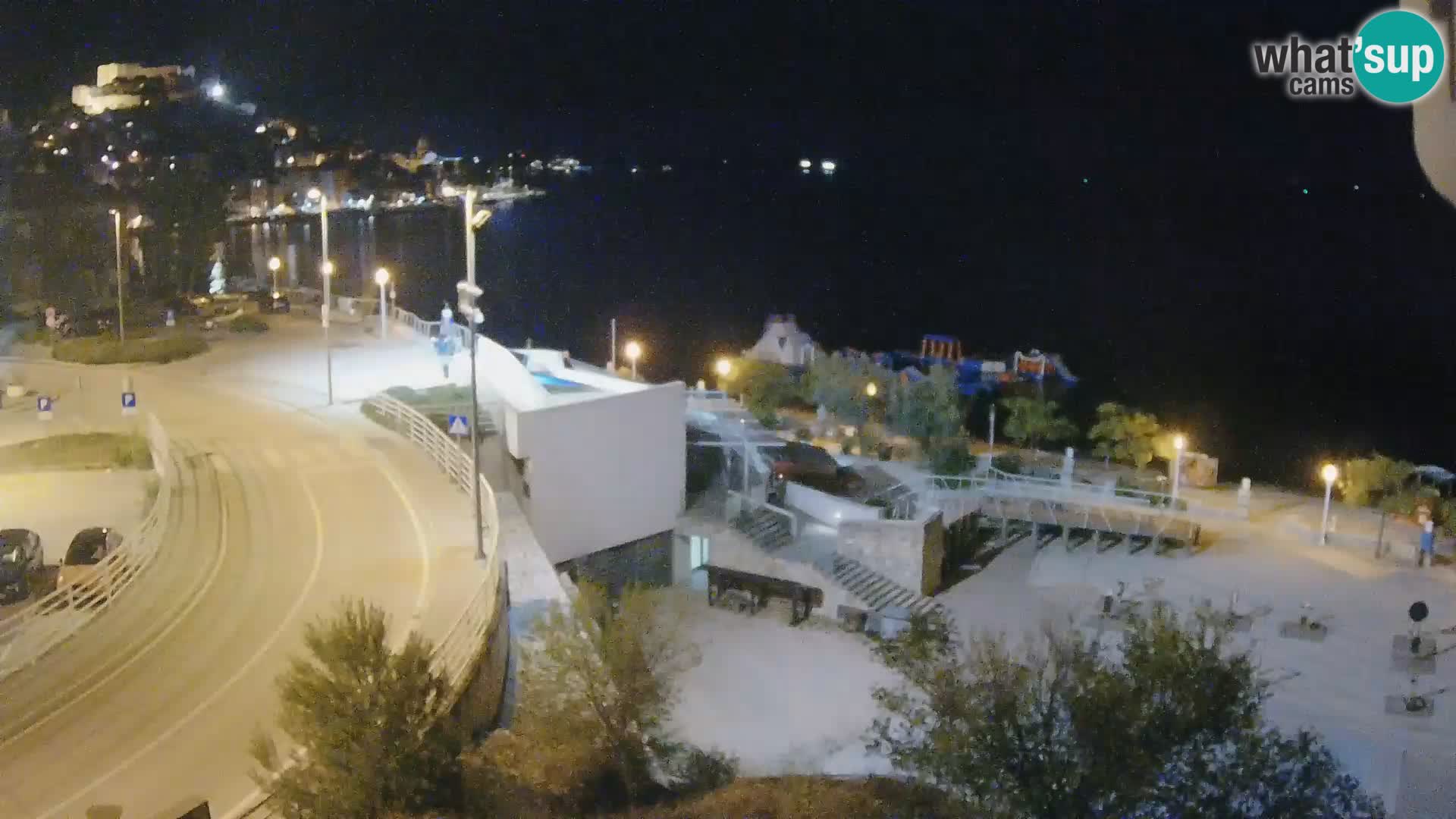 Šibenik webcam Beach Banj