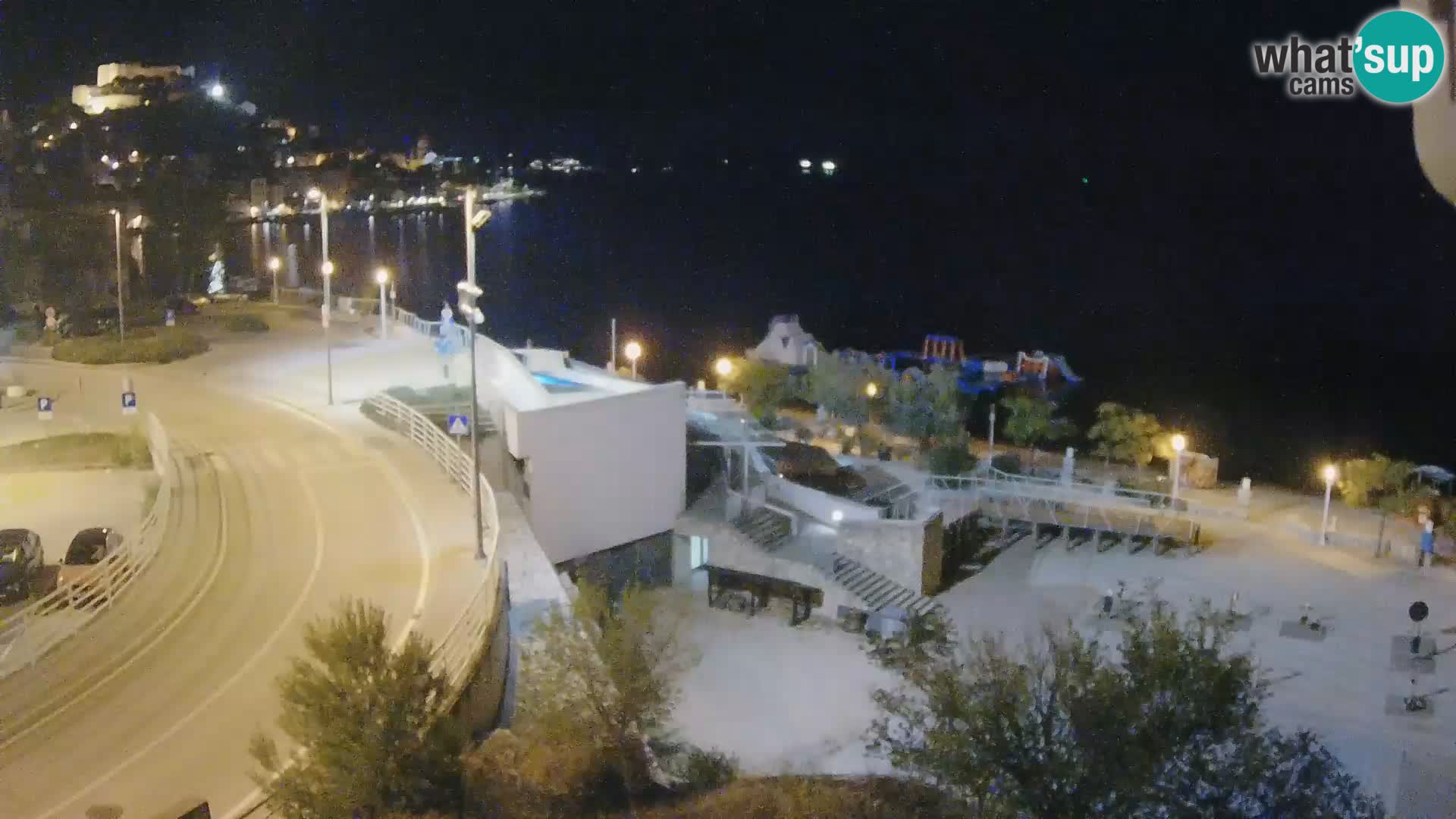 Šibenik webcam Beach Banj