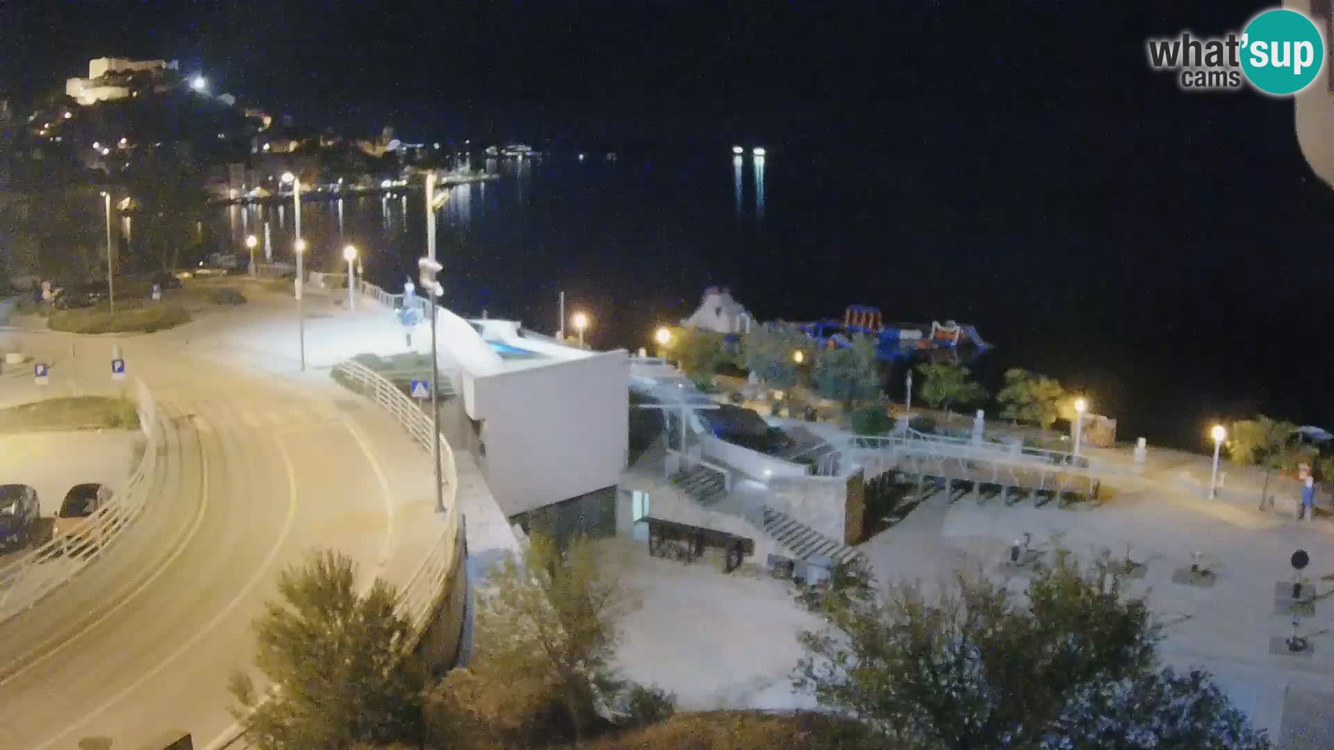 Šibenik webcam Beach Banj