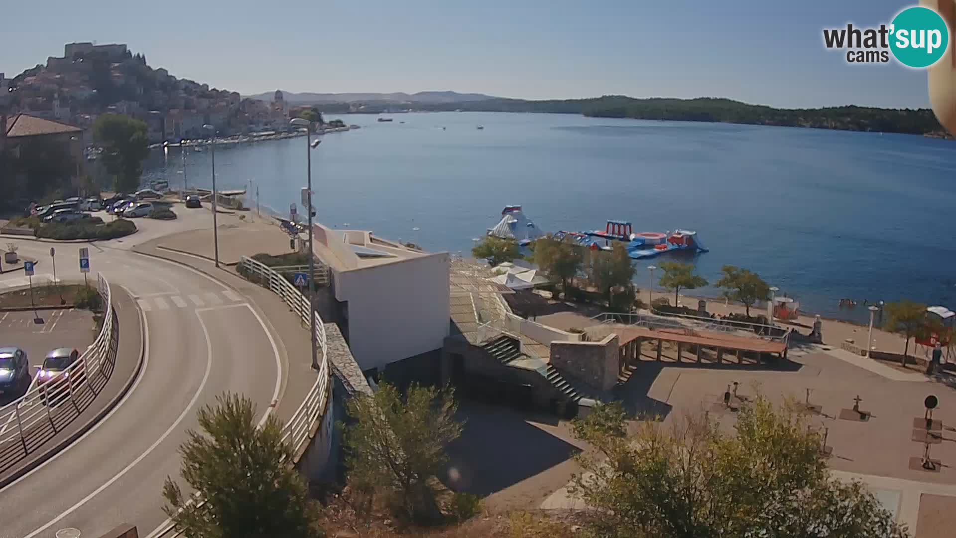 Šibenik webcam Beach Banj