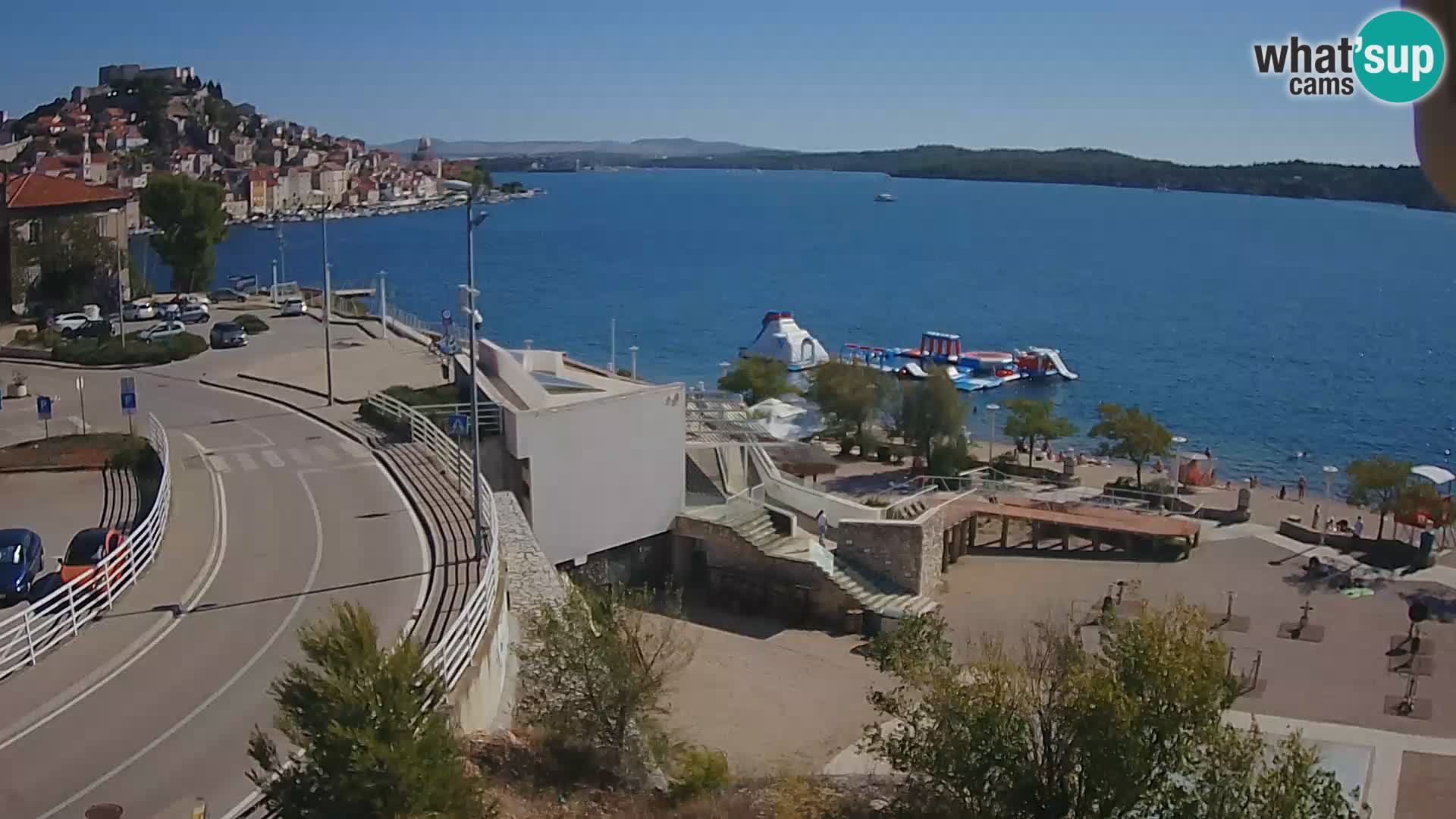 Šibenik webcam Beach Banj