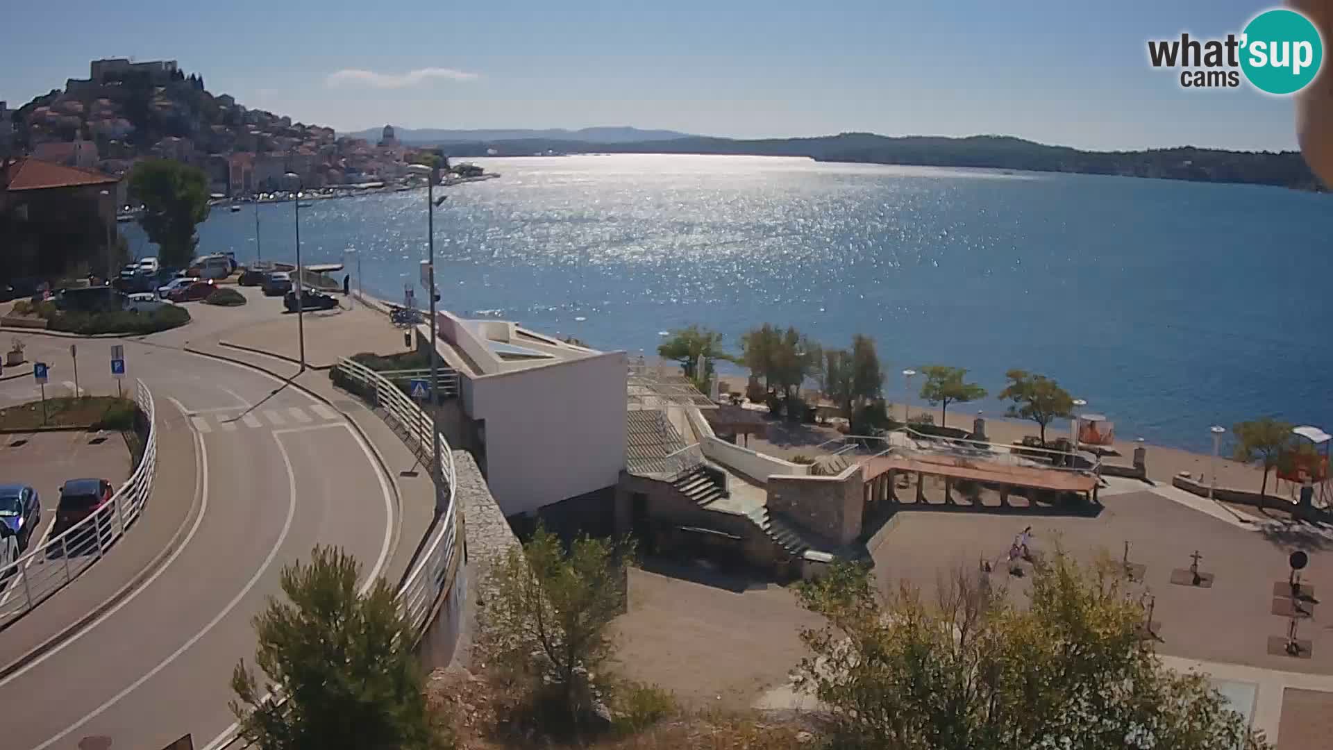 Šibenik webcam Beach Banj