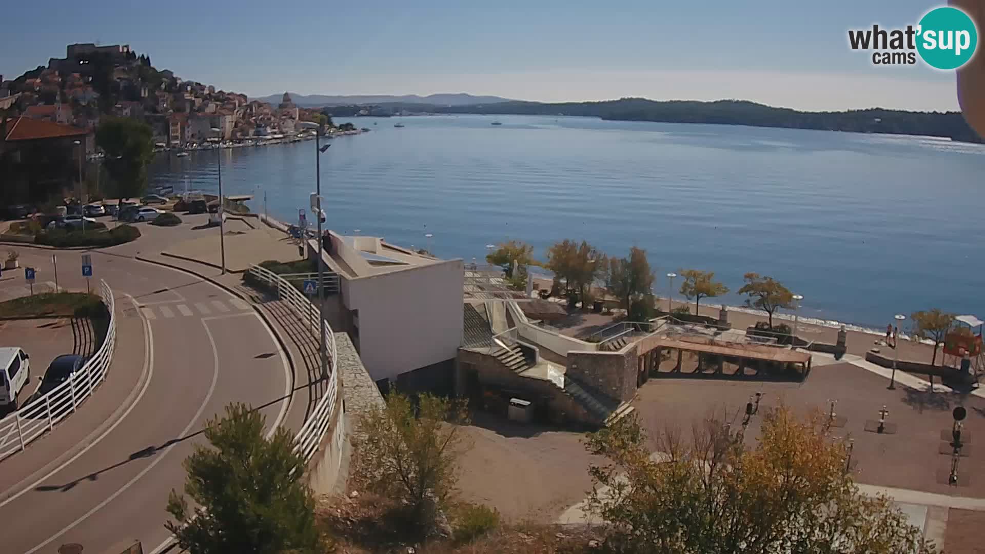 Šibenik webcam Beach Banj