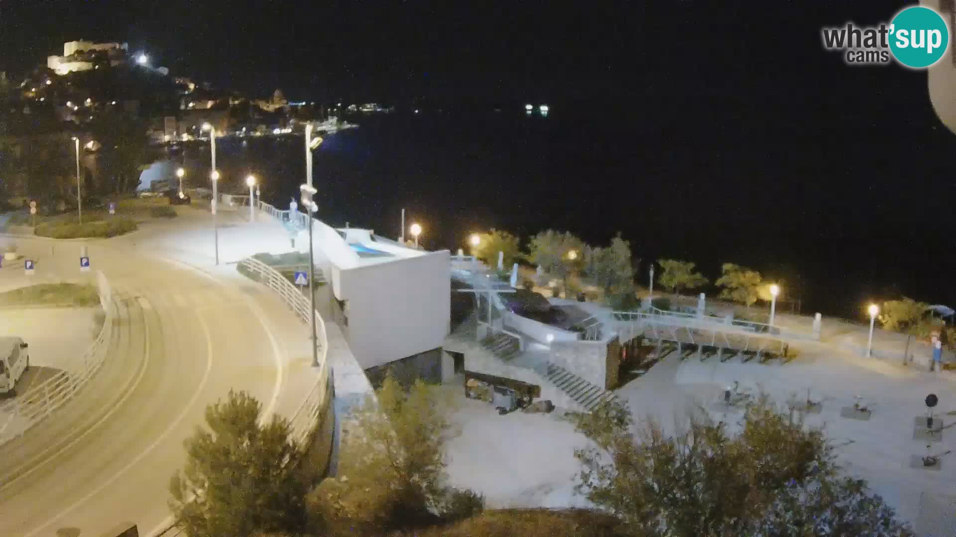 Šibenik webcam Beach Banj