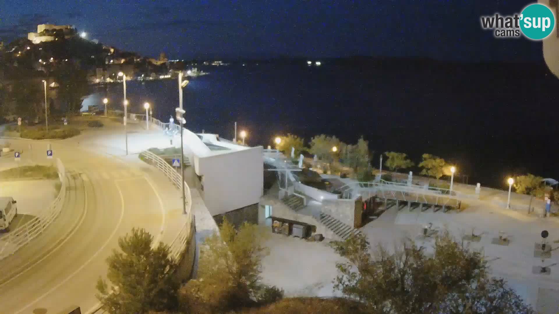Šibenik webcam Beach Banj