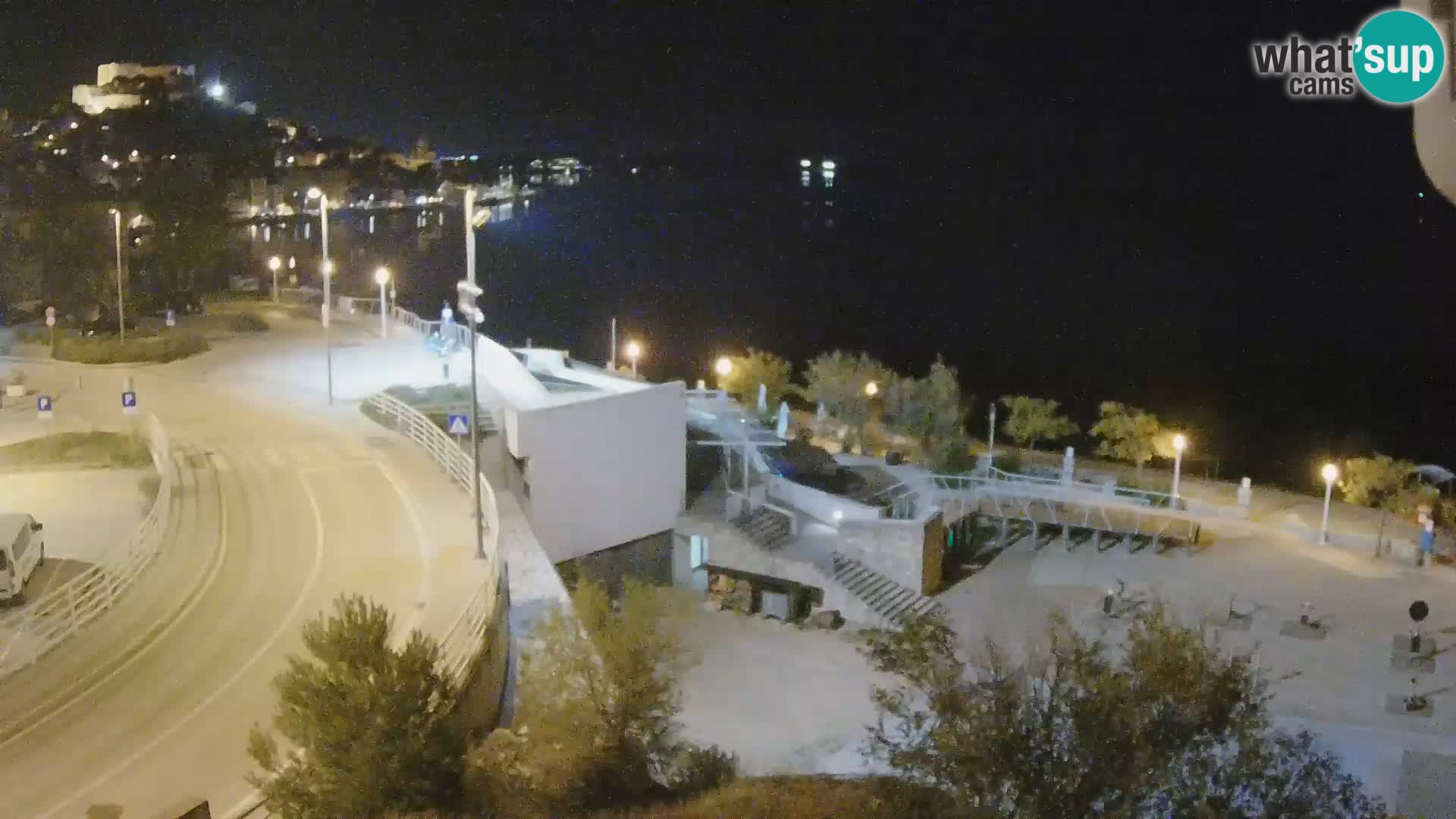 Šibenik webcam Beach Banj
