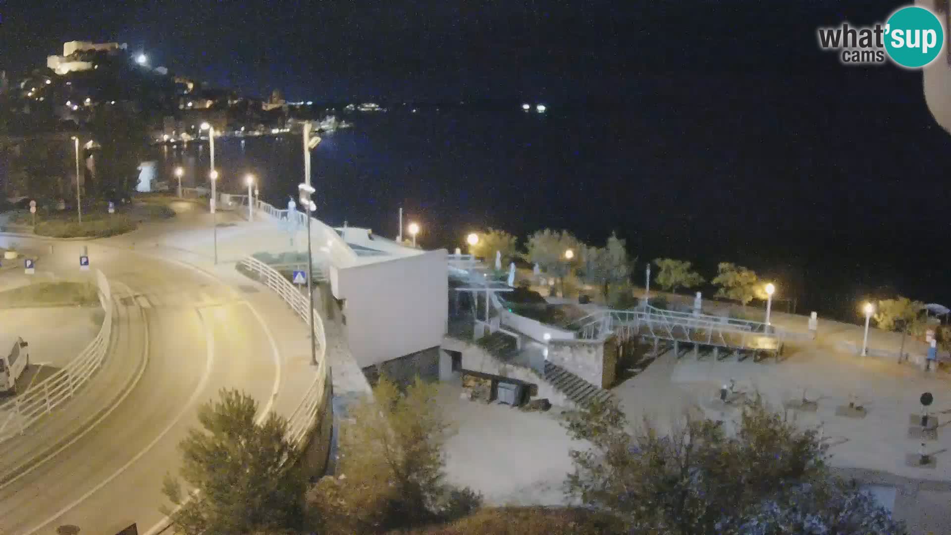 Šibenik webcam Beach Banj
