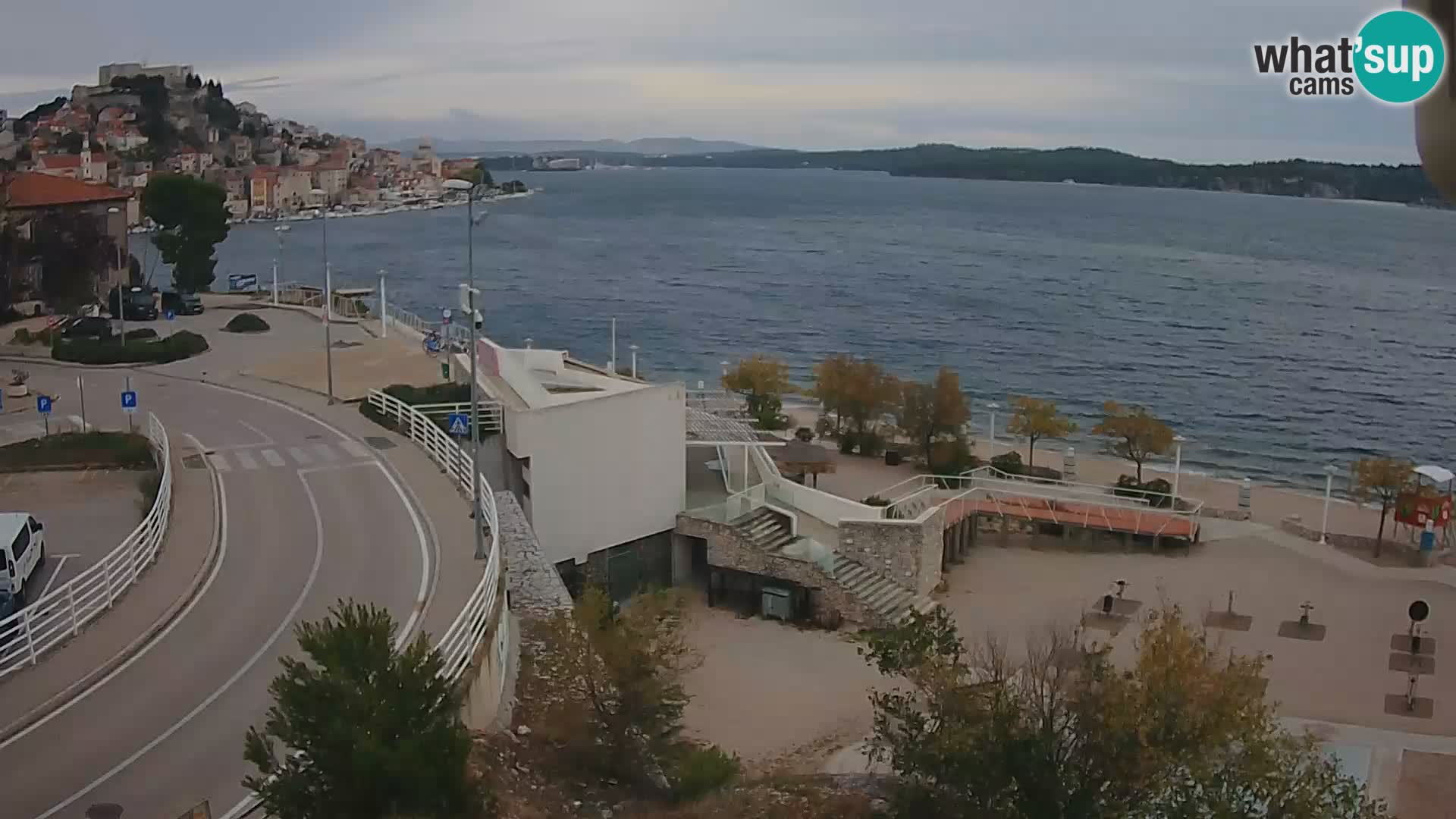 Šibenik webcam Beach Banj