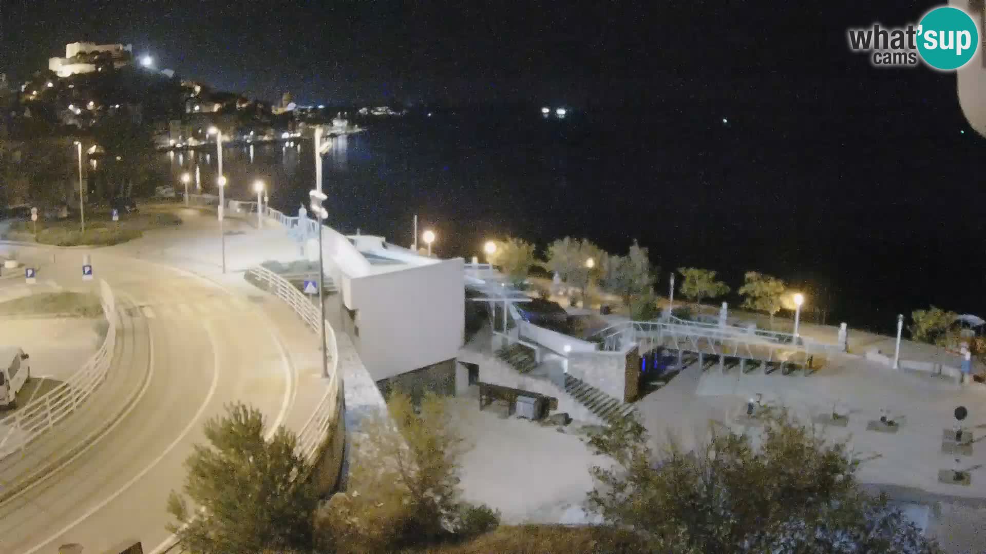 Šibenik webcam Beach Banj