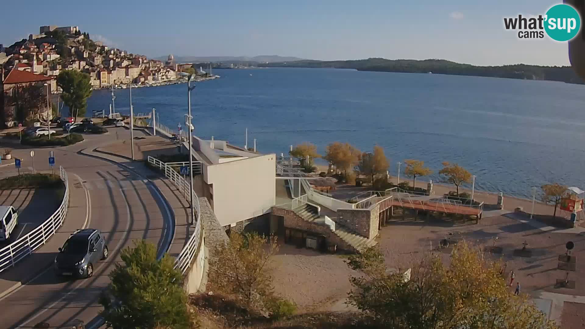 Šibenik webcam Beach Banj