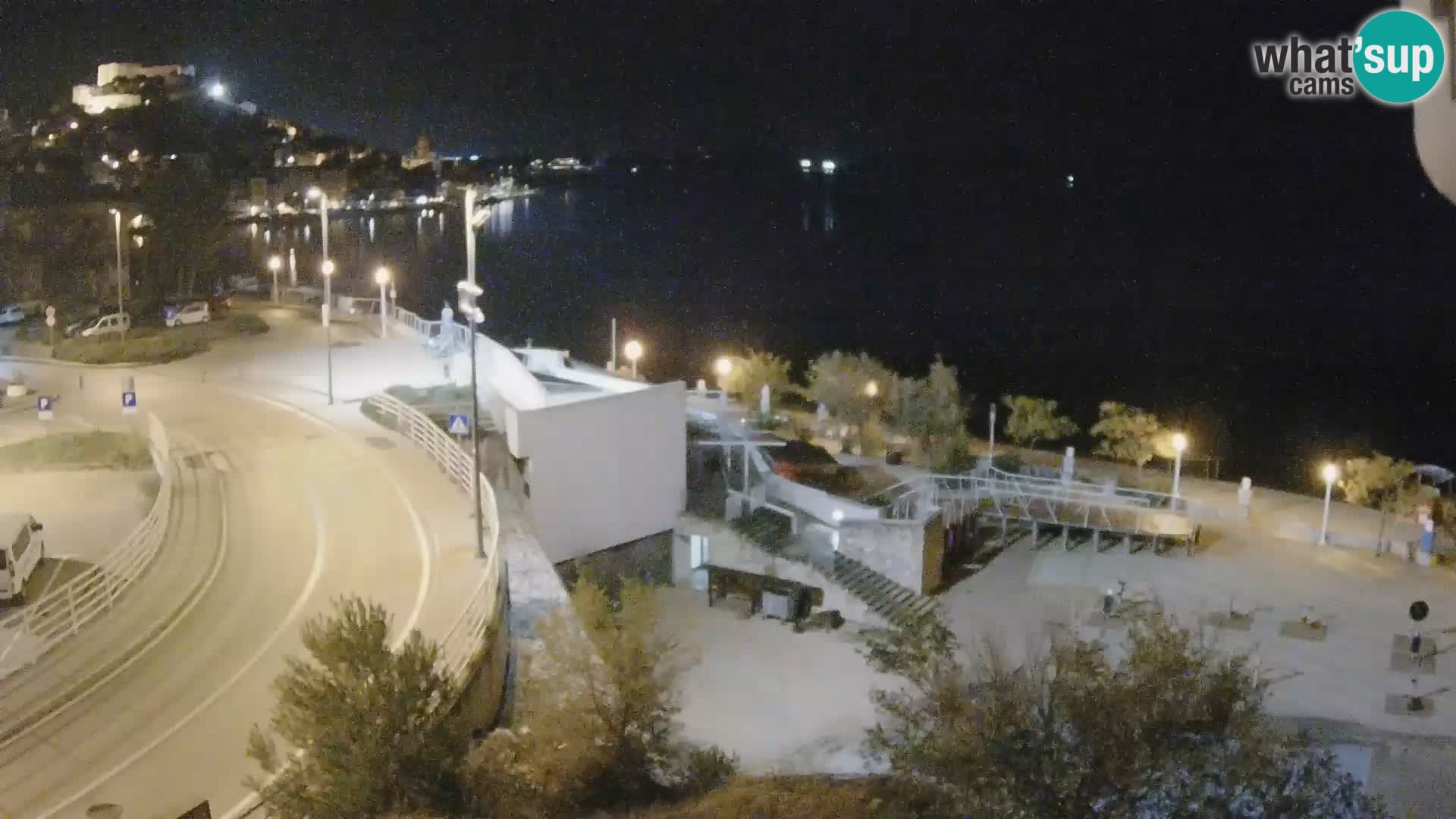 Šibenik webcam Beach Banj