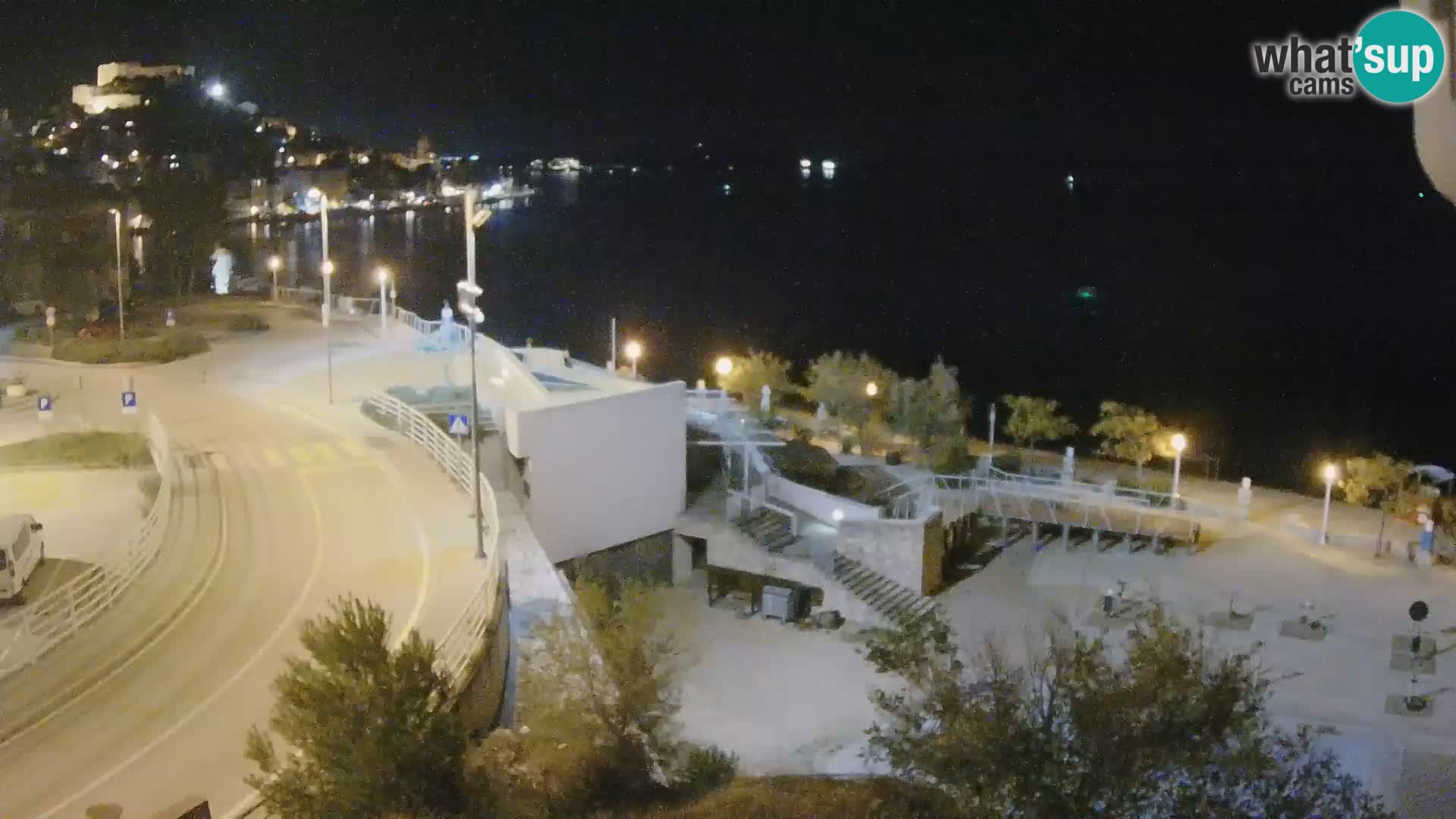 Šibenik webcam Beach Banj