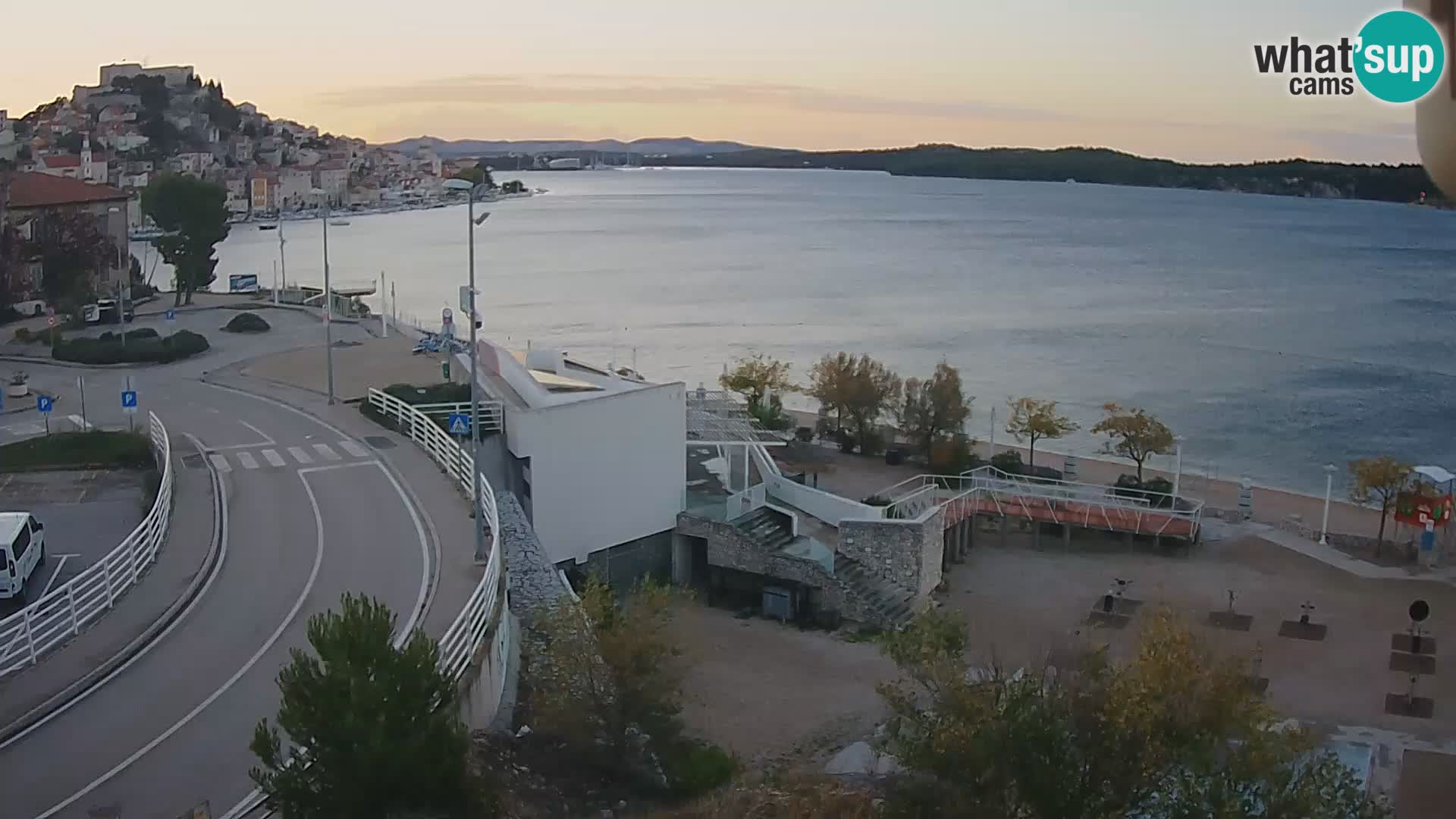 Šibenik webcam Beach Banj