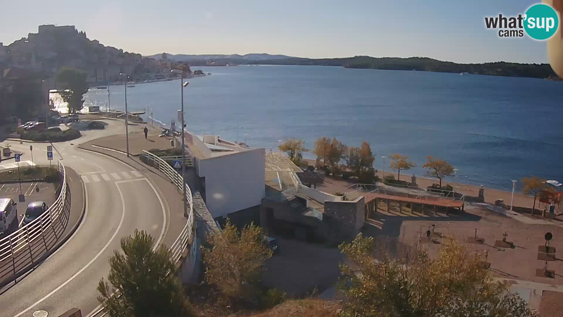 Šibenik webcam Beach Banj