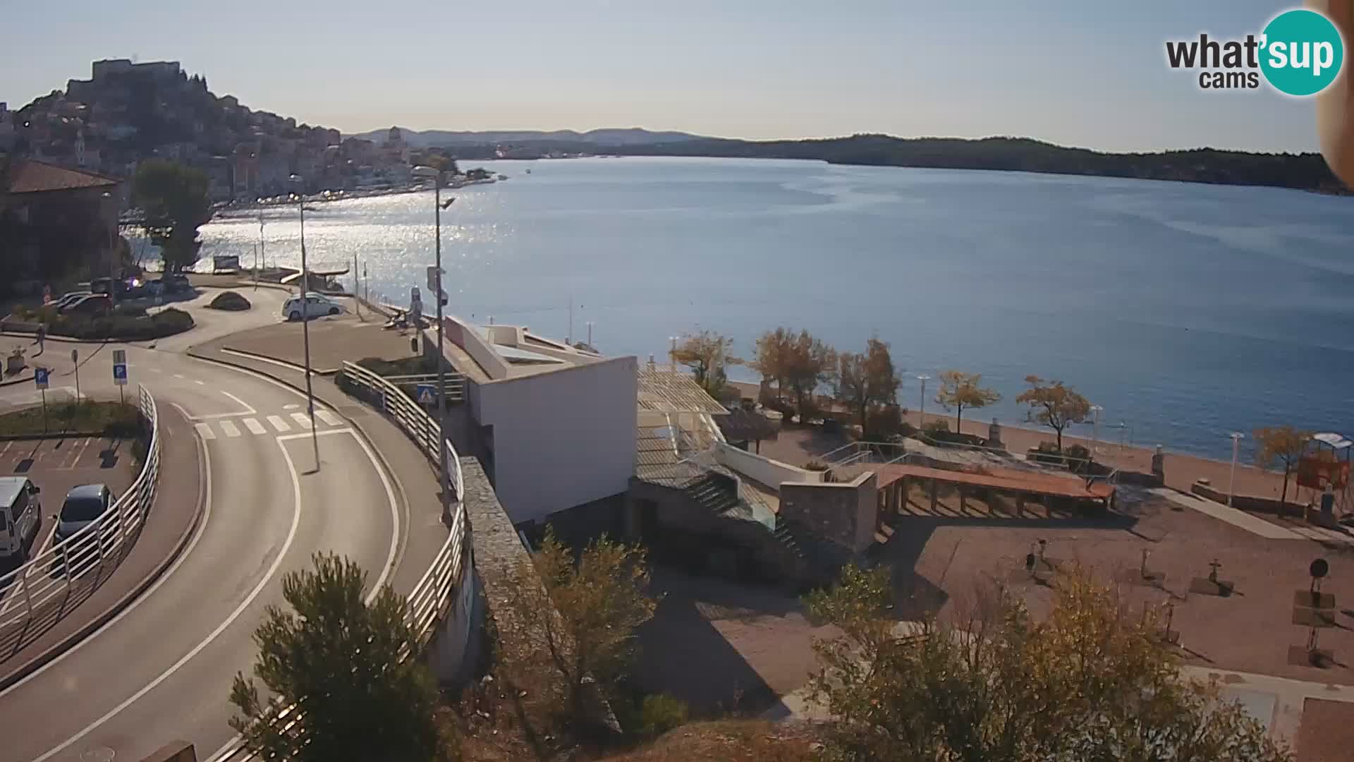 Šibenik webcam Beach Banj