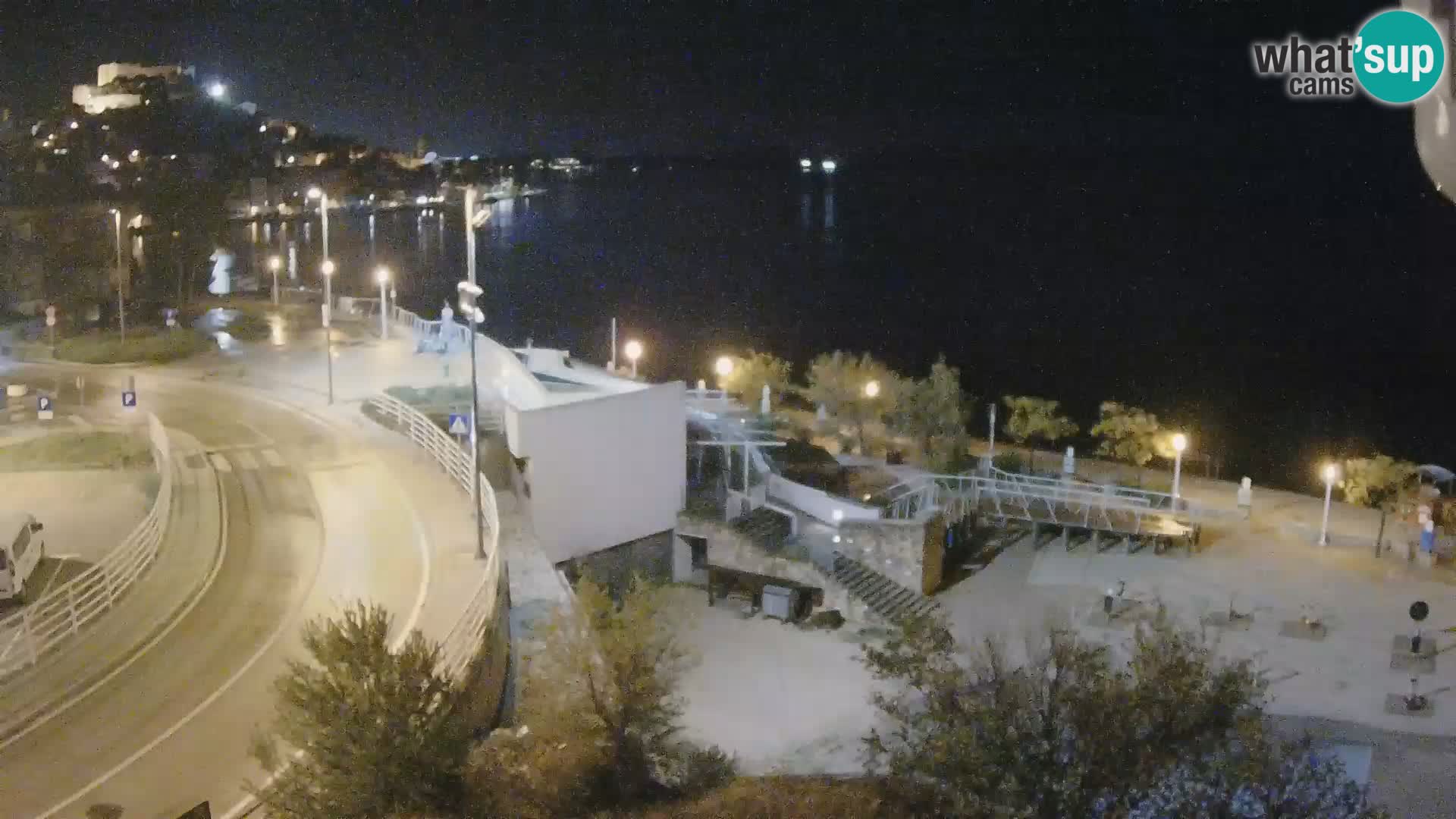 Livecam Sibenico spiaggia Banj
