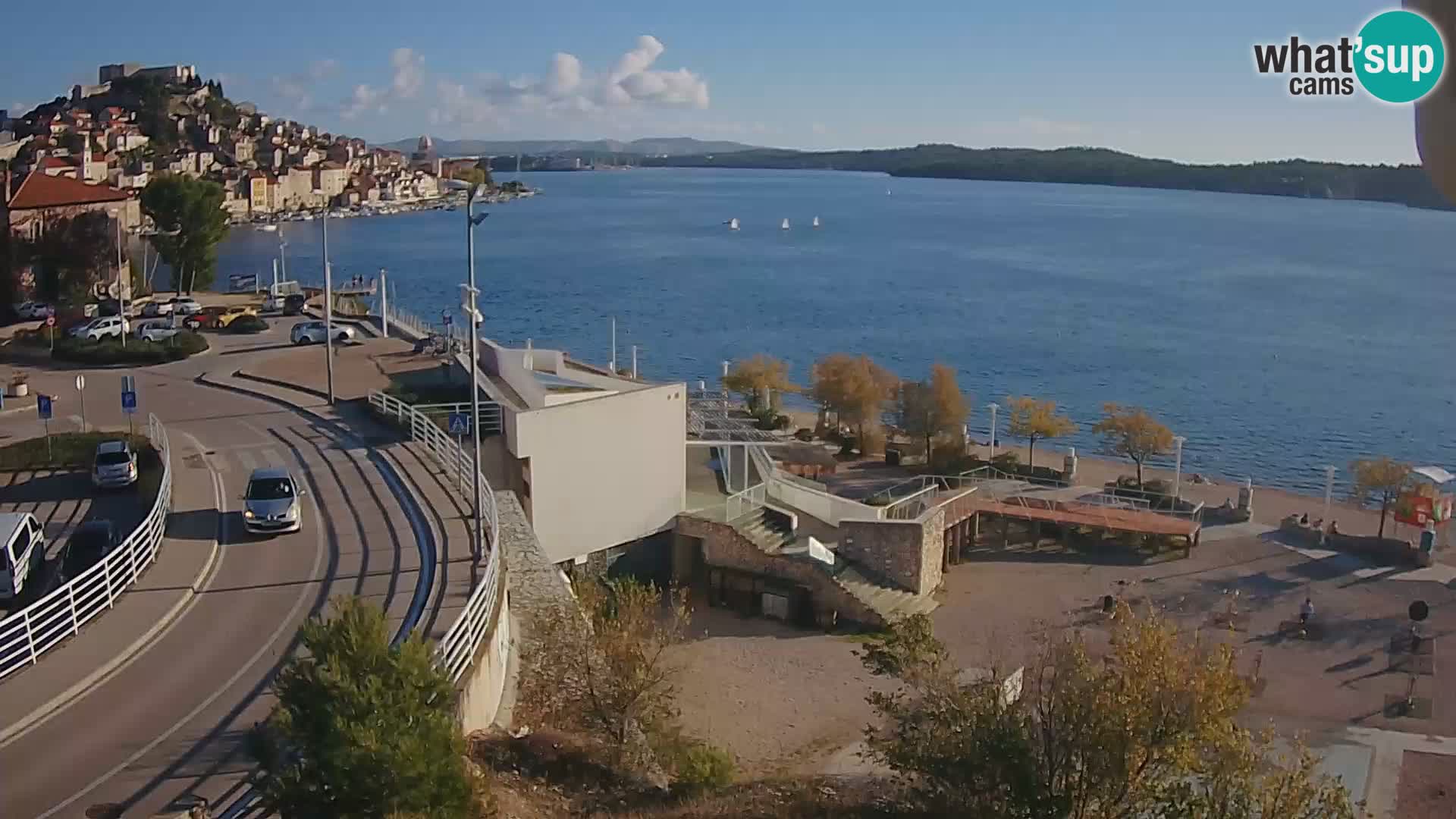 Šibenik webcam Beach Banj