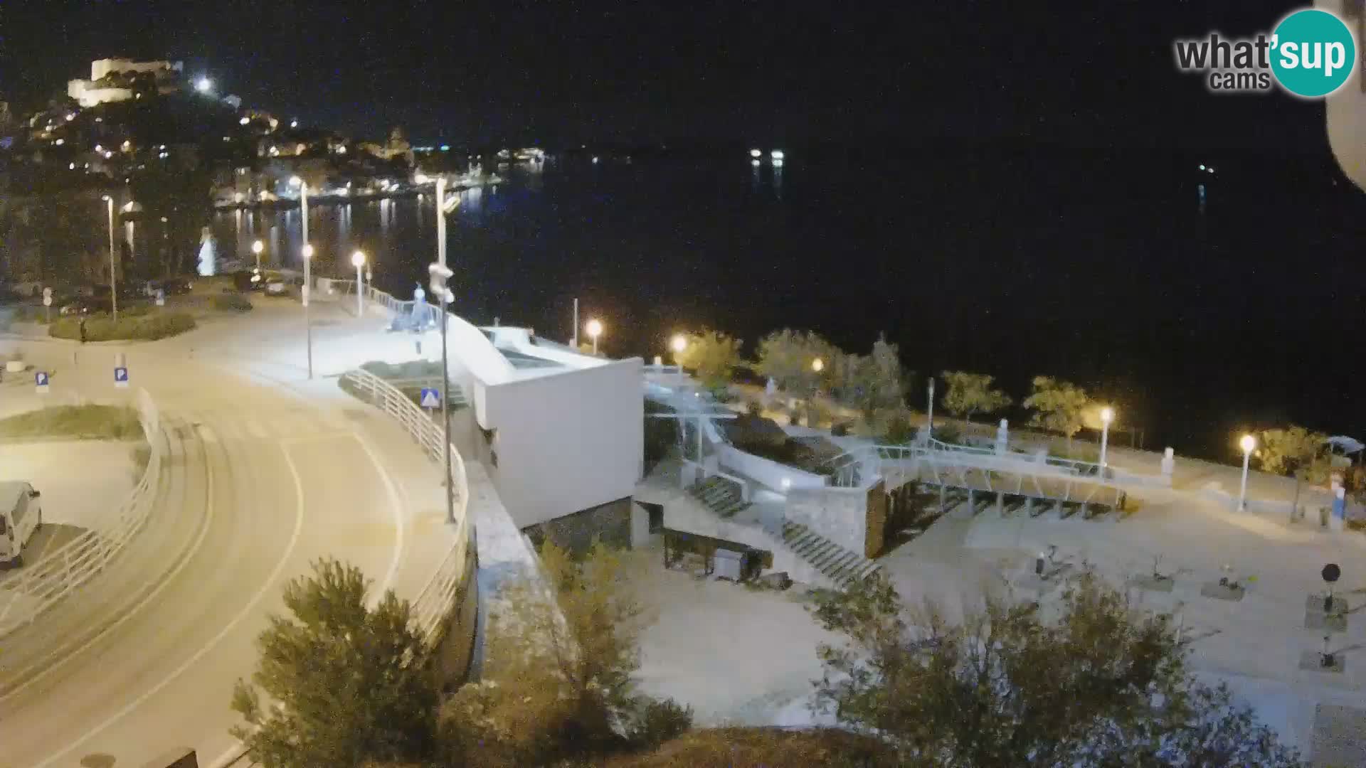 Šibenik webcam Beach Banj