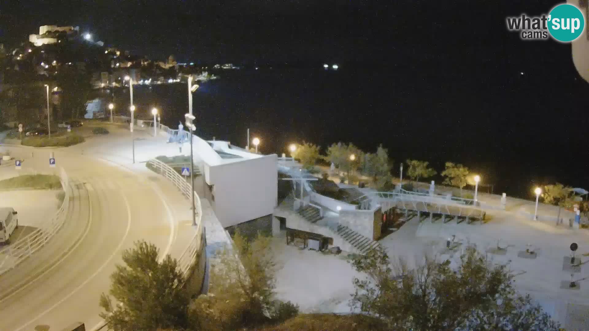 Šibenik webcam Beach Banj