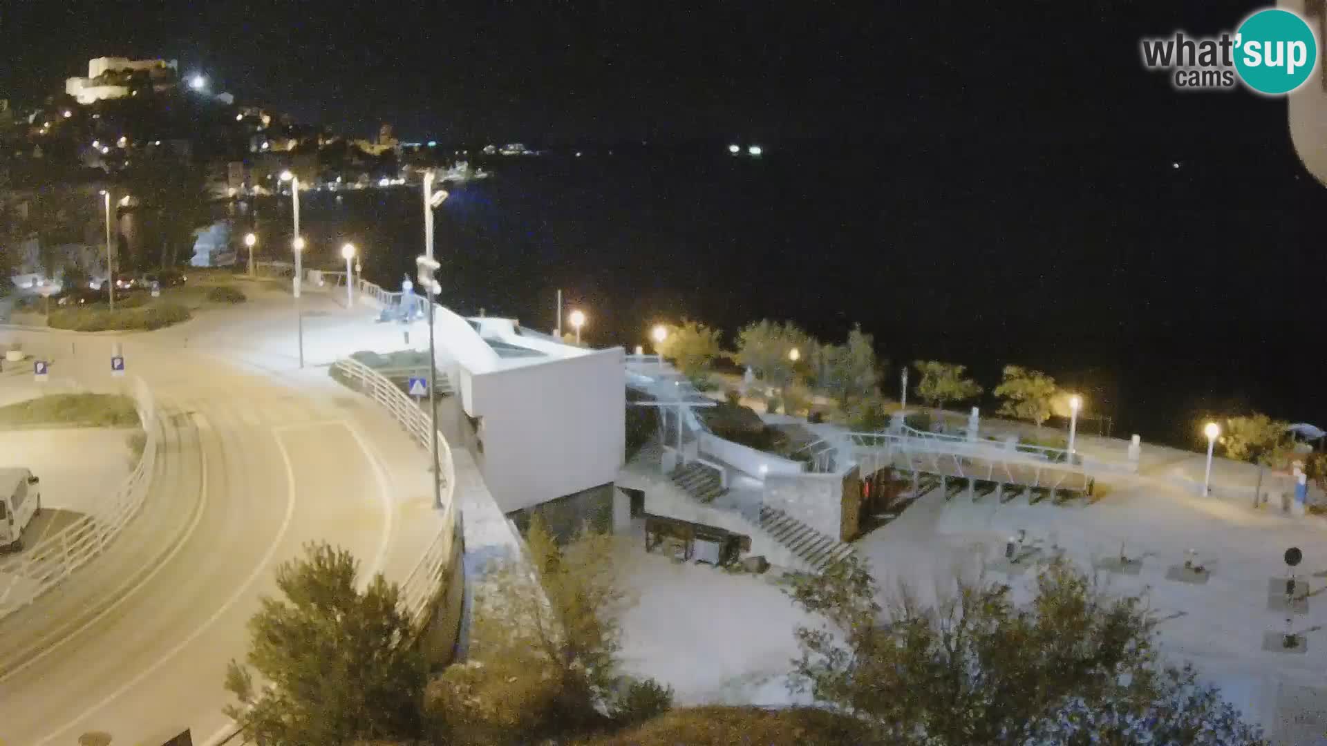 Šibenik webcam Beach Banj