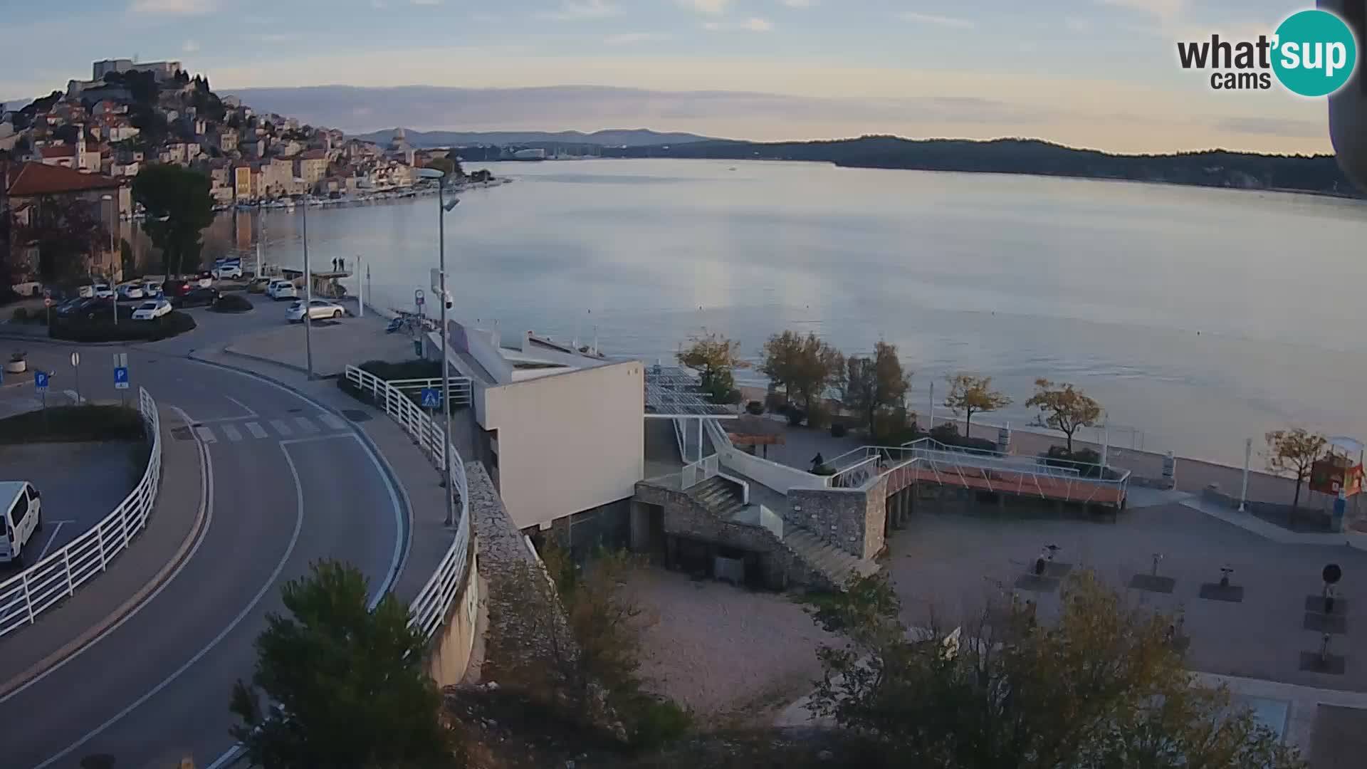 Šibenik webcam Beach Banj