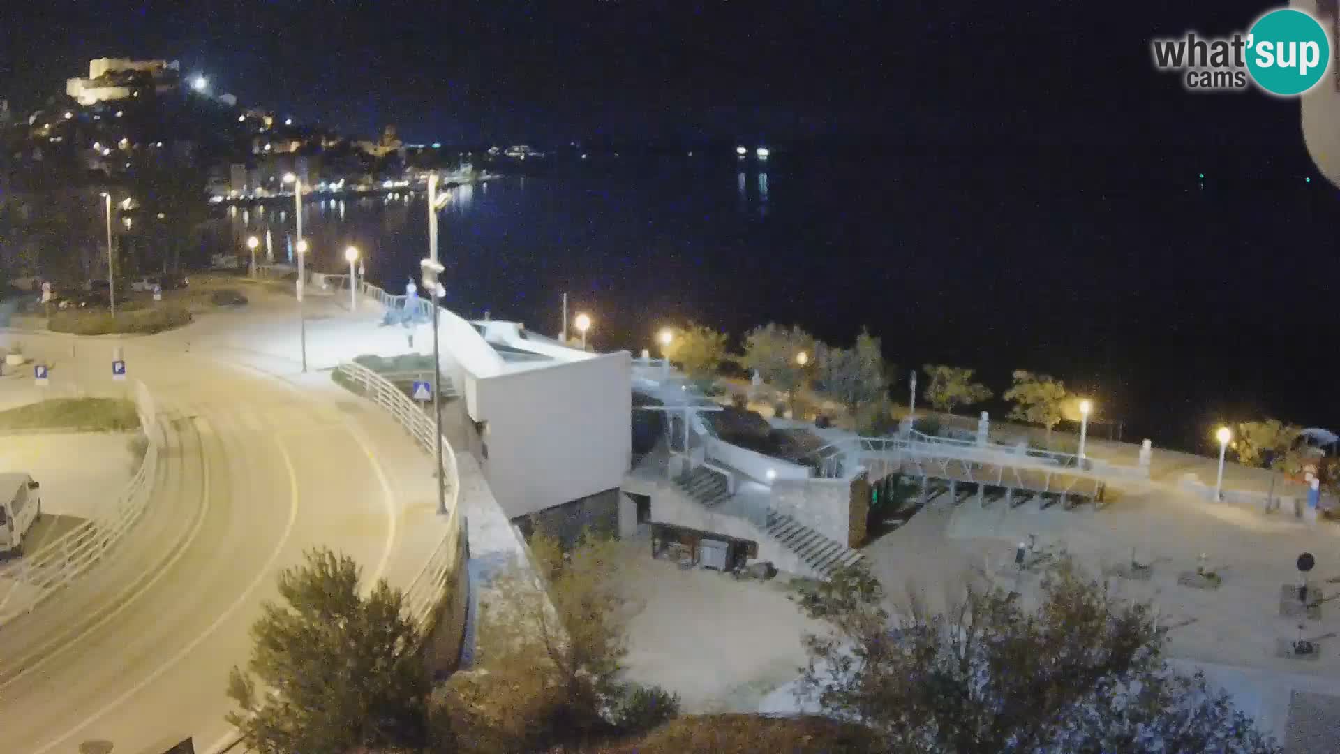 Šibenik webcam Beach Banj