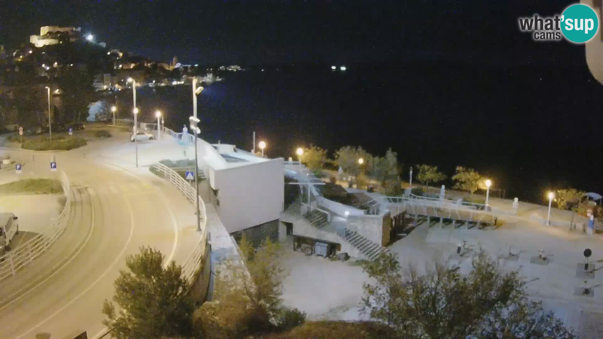 Šibenik webcam Beach Banj