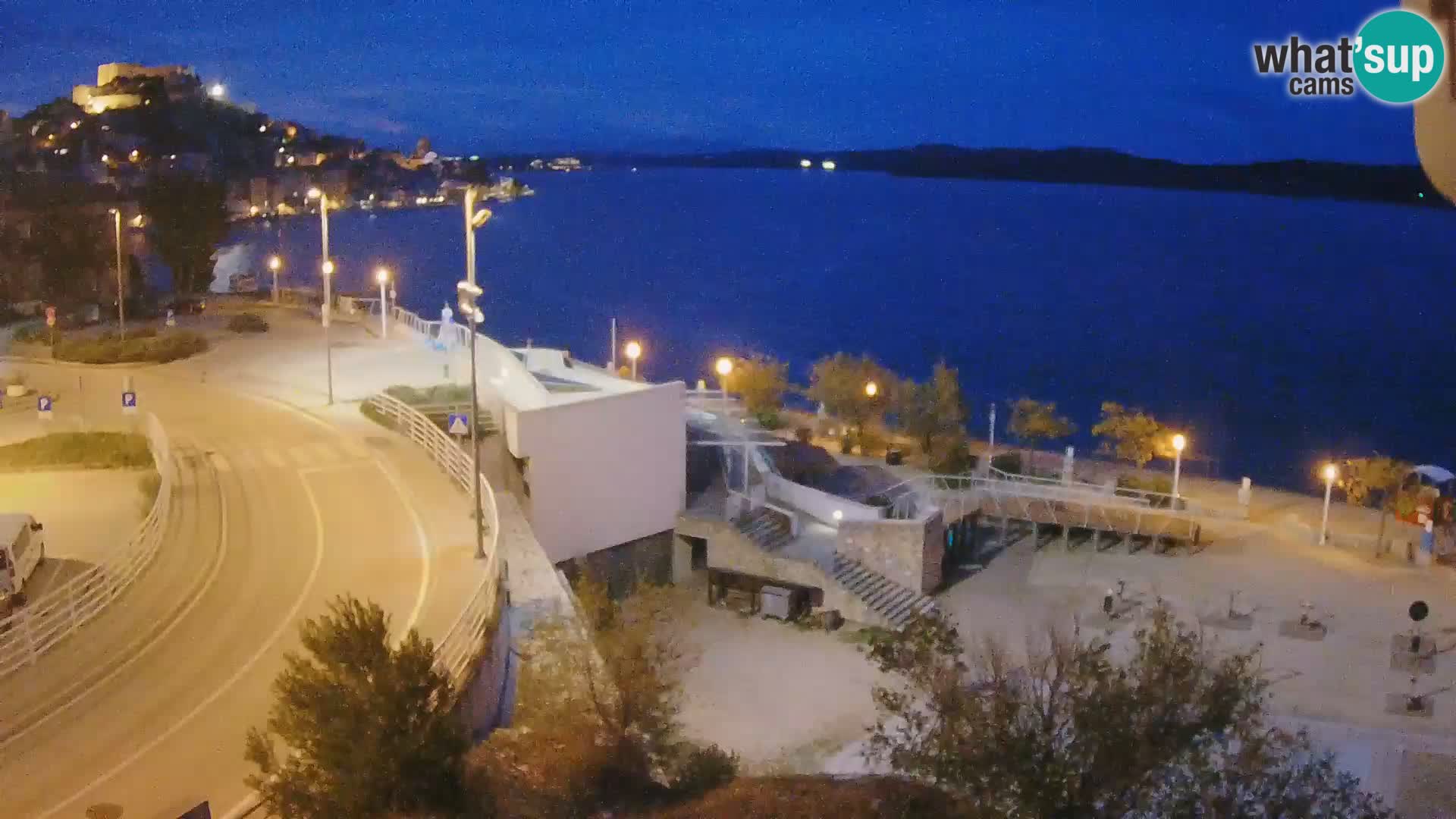 Šibenik webcam Beach Banj