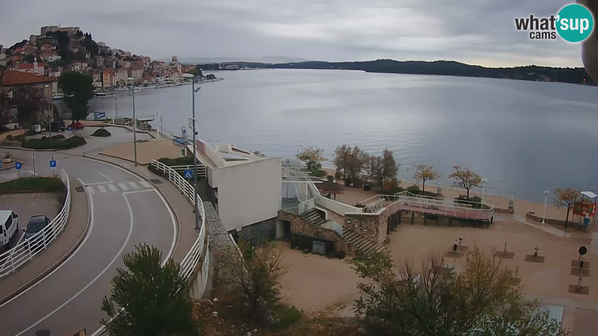Šibenik webcam Beach Banj