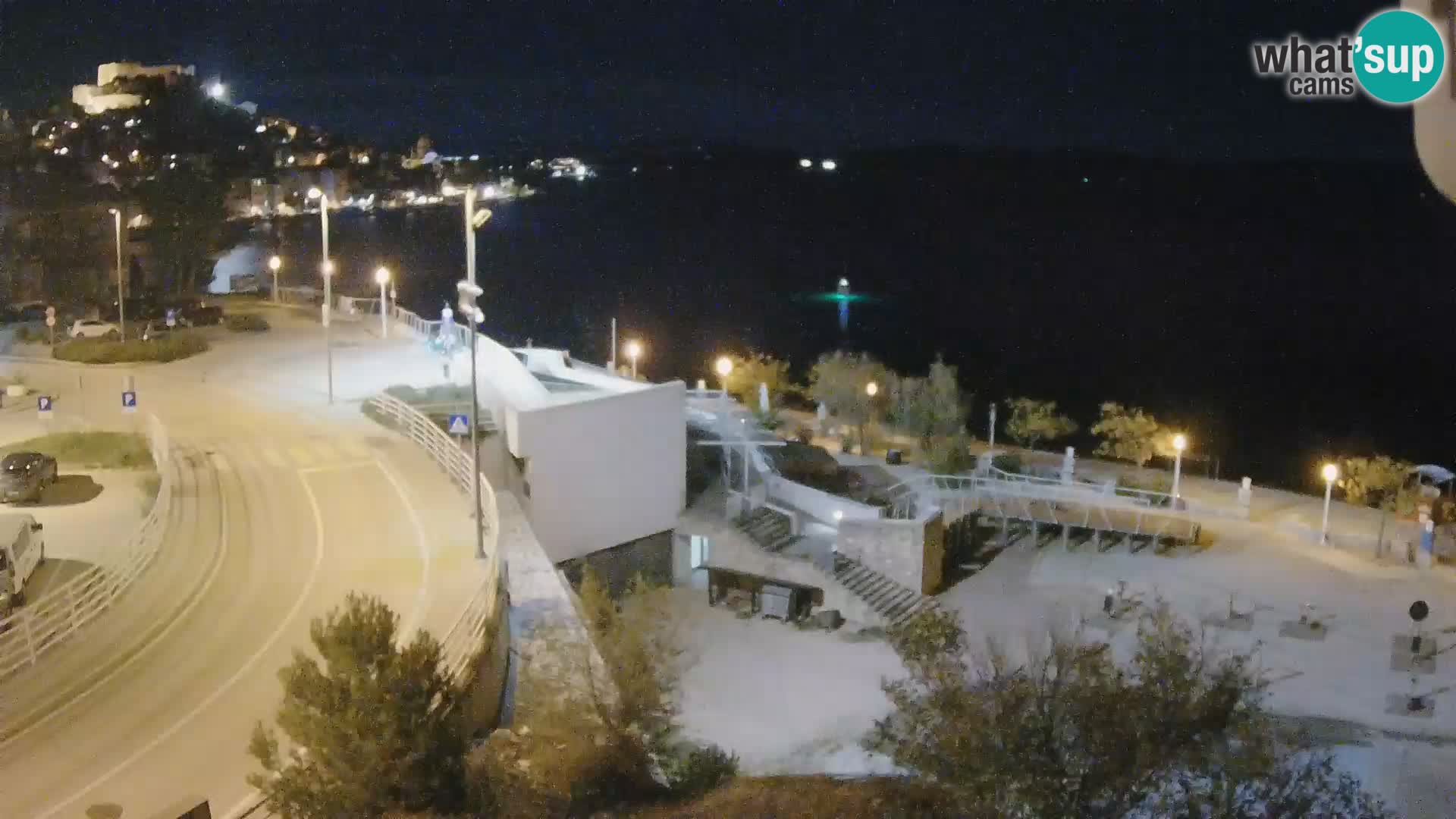 Šibenik webcam Beach Banj