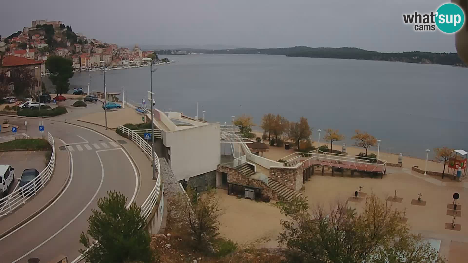 Šibenik webcam Beach Banj