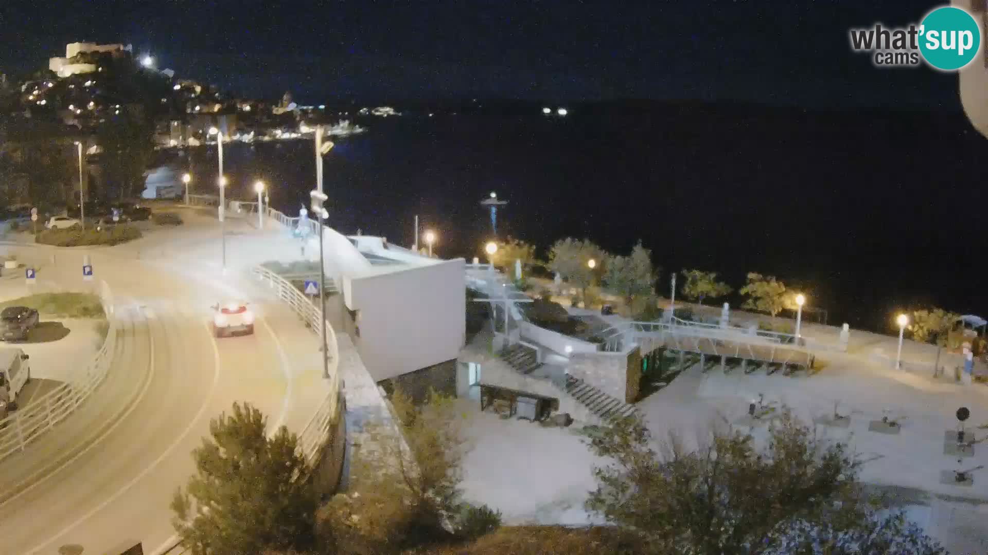Šibenik webcam Beach Banj