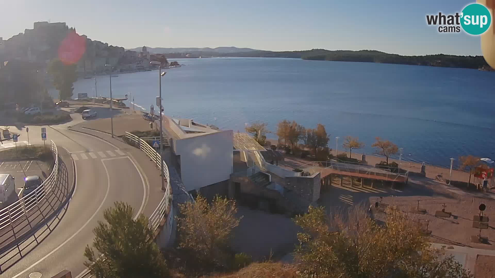 Šibenik webcam Beach Banj