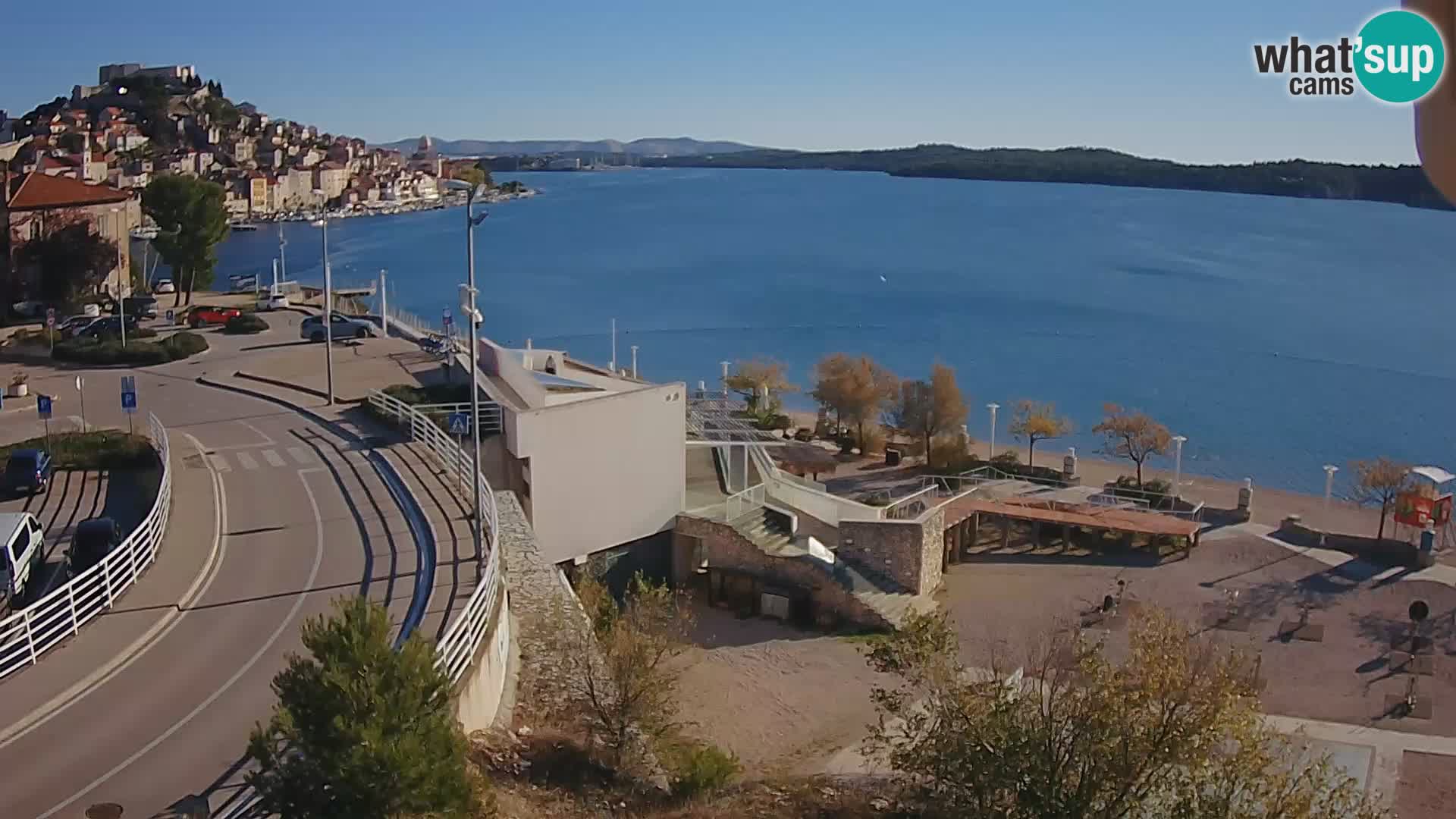 Web kamera Šibenik plaža Banj