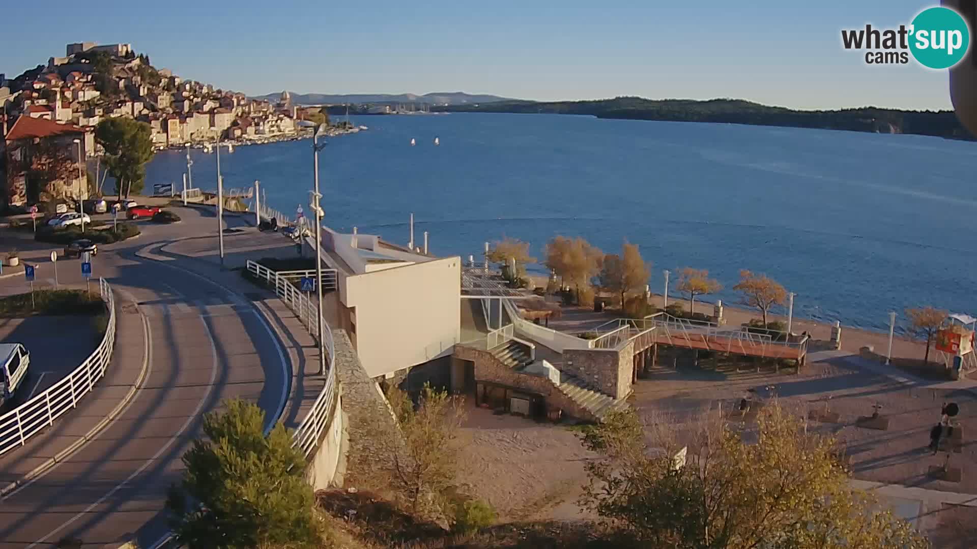 Web kamera Šibenik plaža Banj