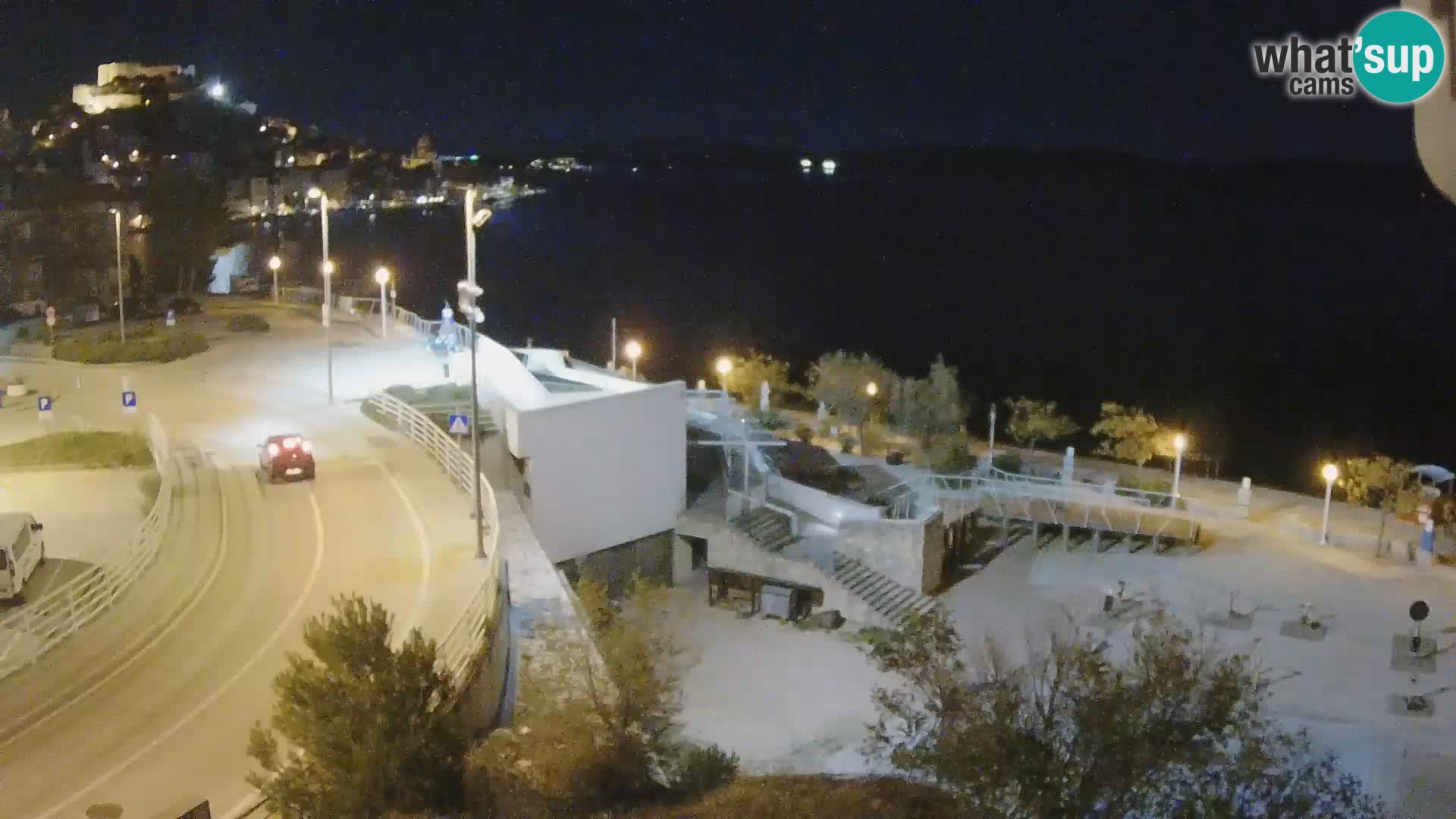 Šibenik webcam Beach Banj