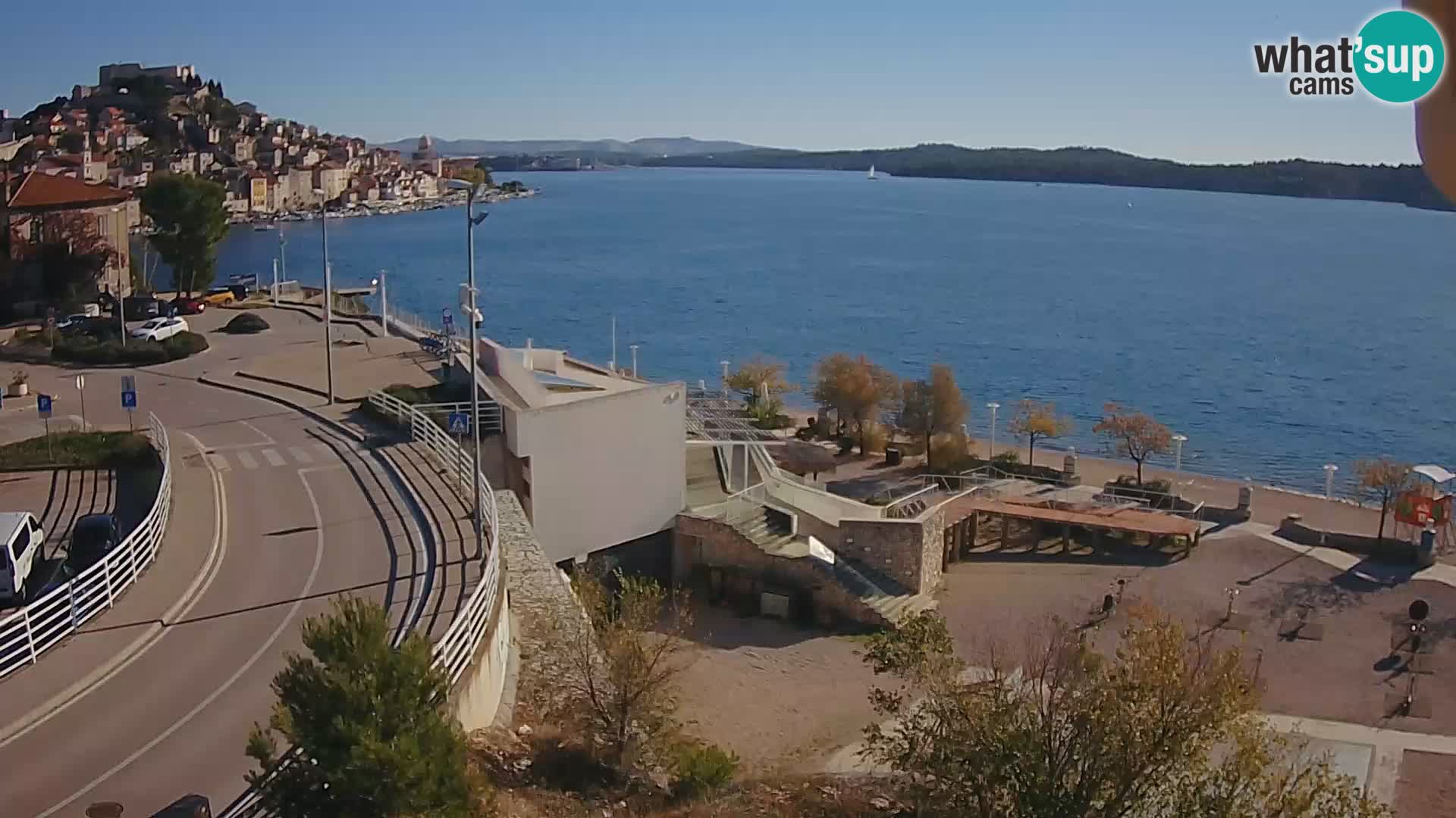Šibenik webcam Beach Banj