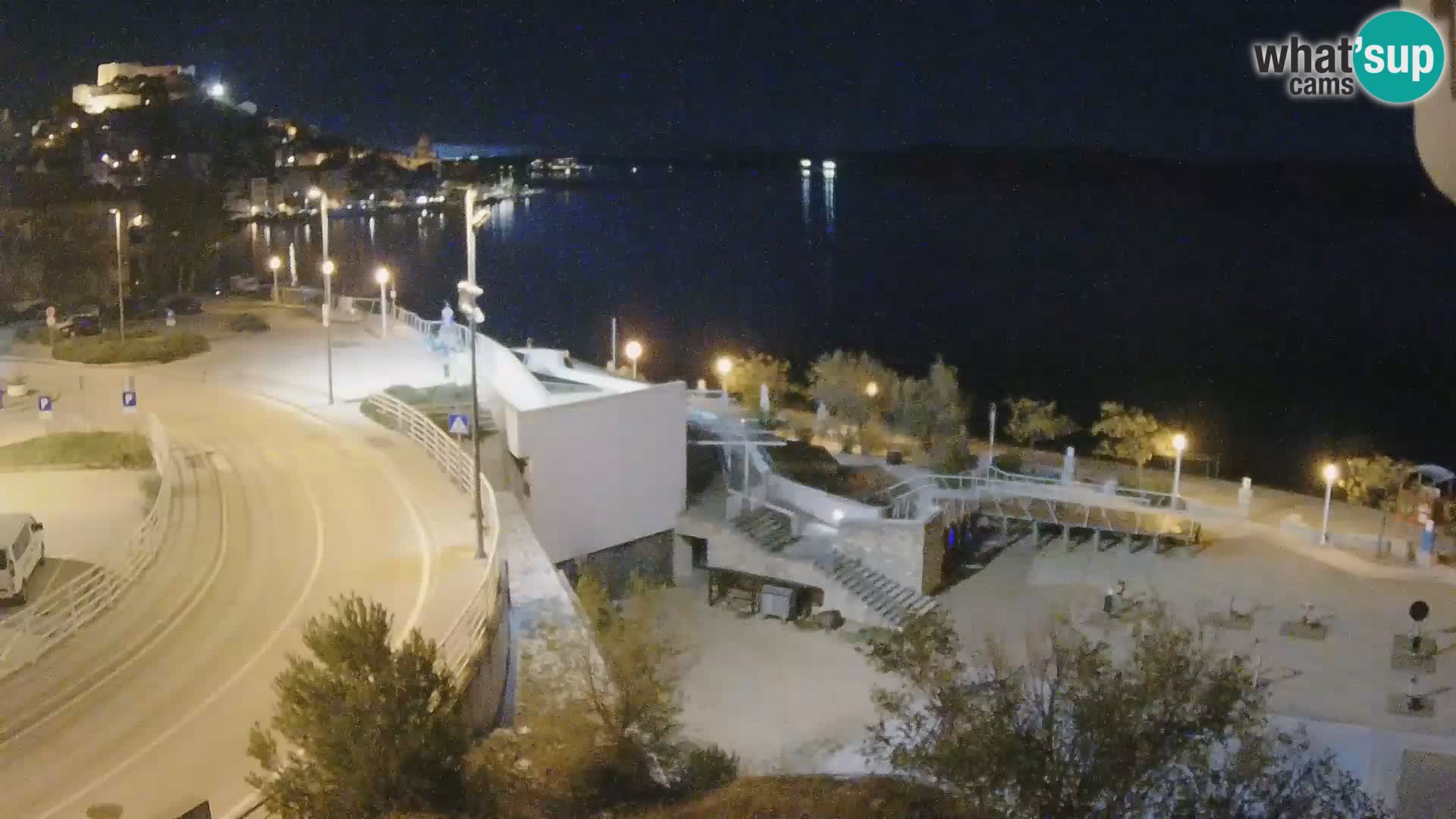 Šibenik webcam Beach Banj