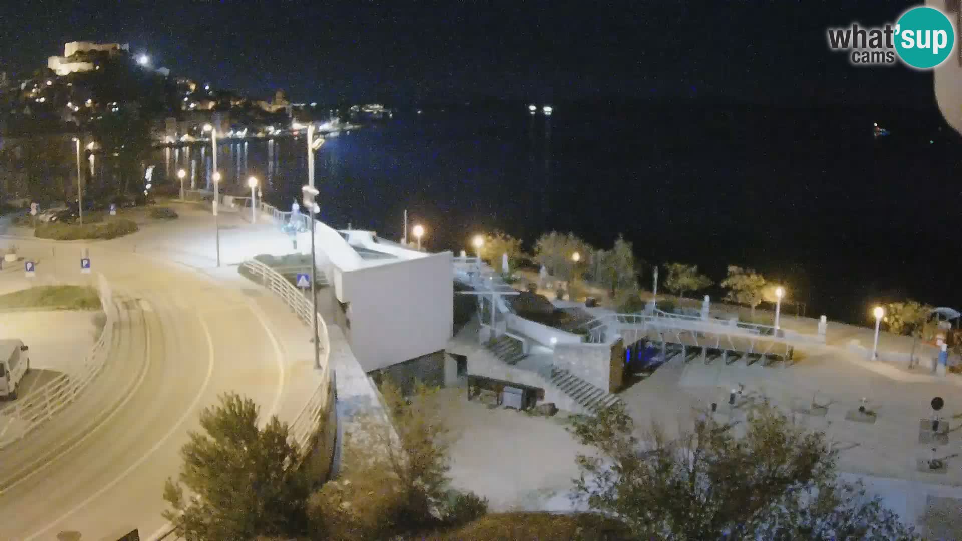 Šibenik webcam Beach Banj