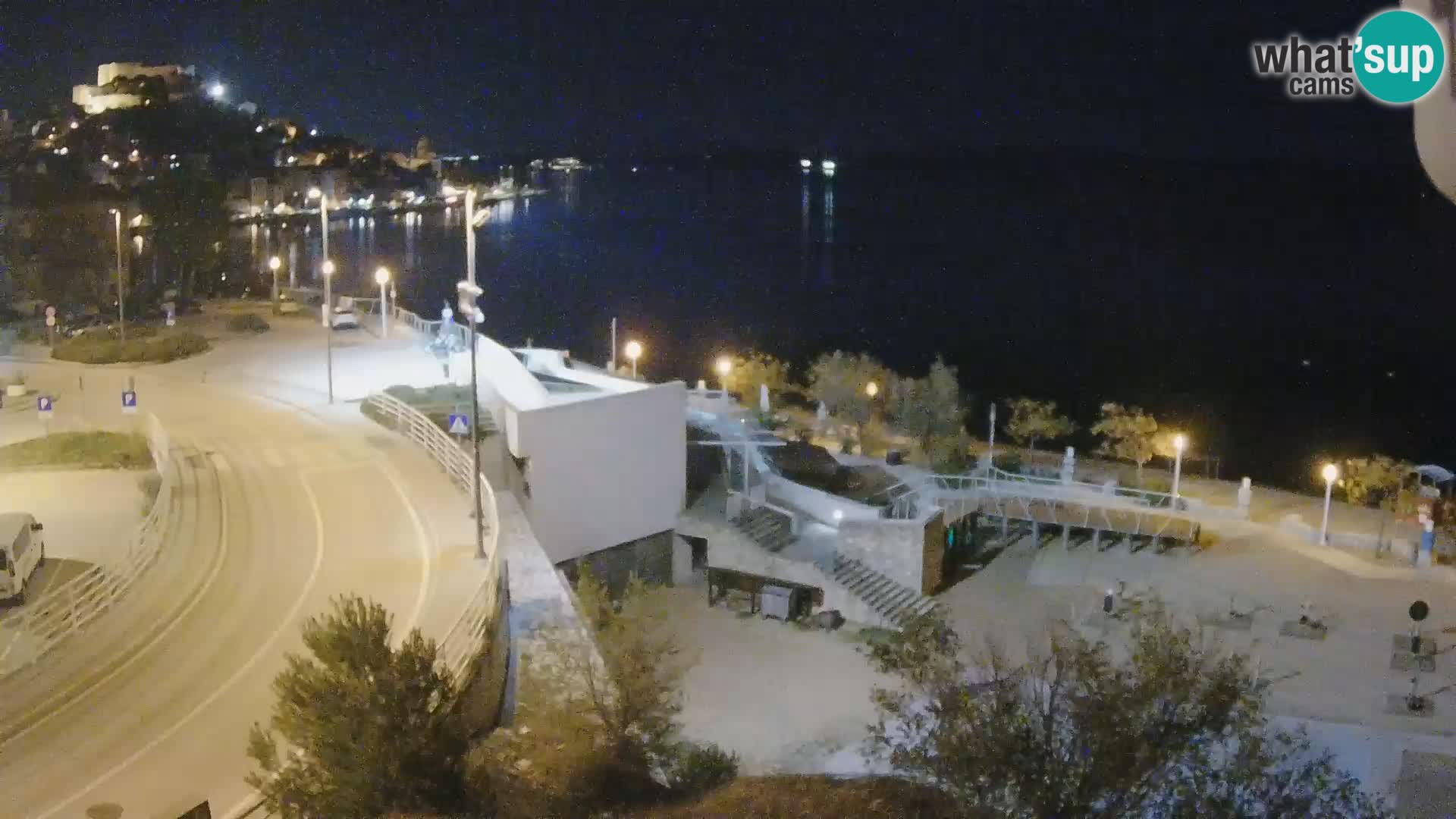 Šibenik webcam Beach Banj