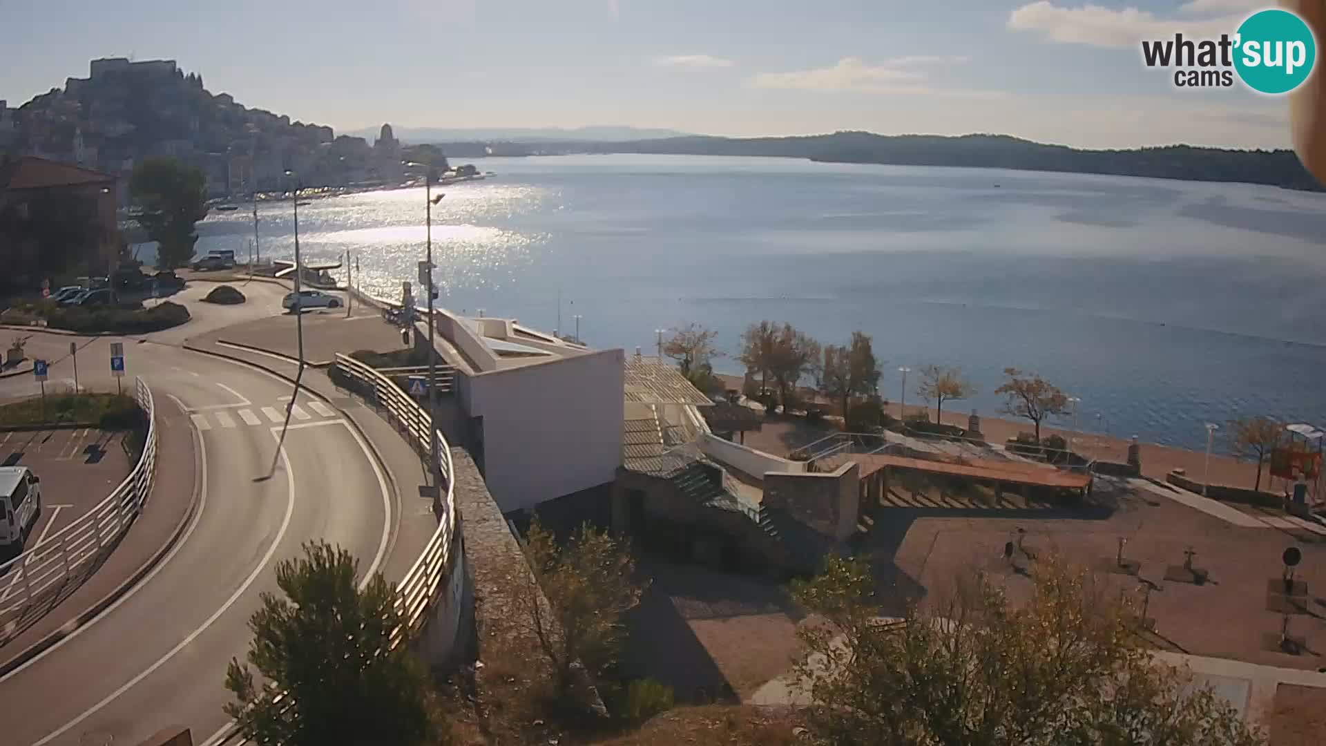 Šibenik webcam Beach Banj