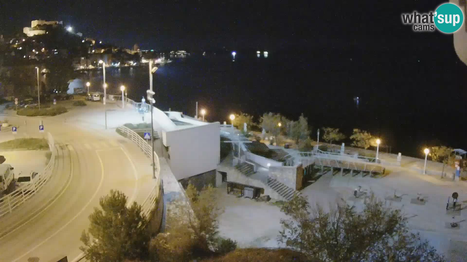 Šibenik webcam Beach Banj