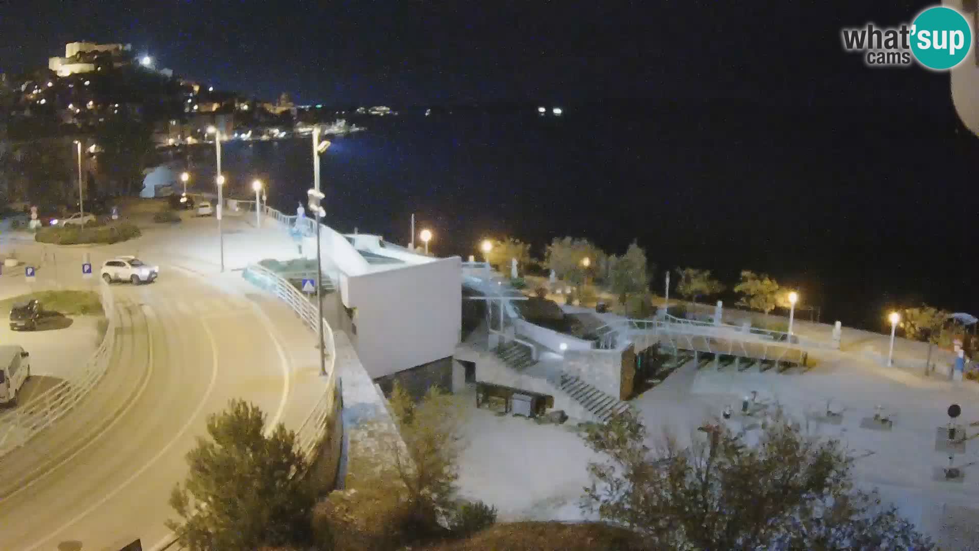 Šibenik webcam Beach Banj