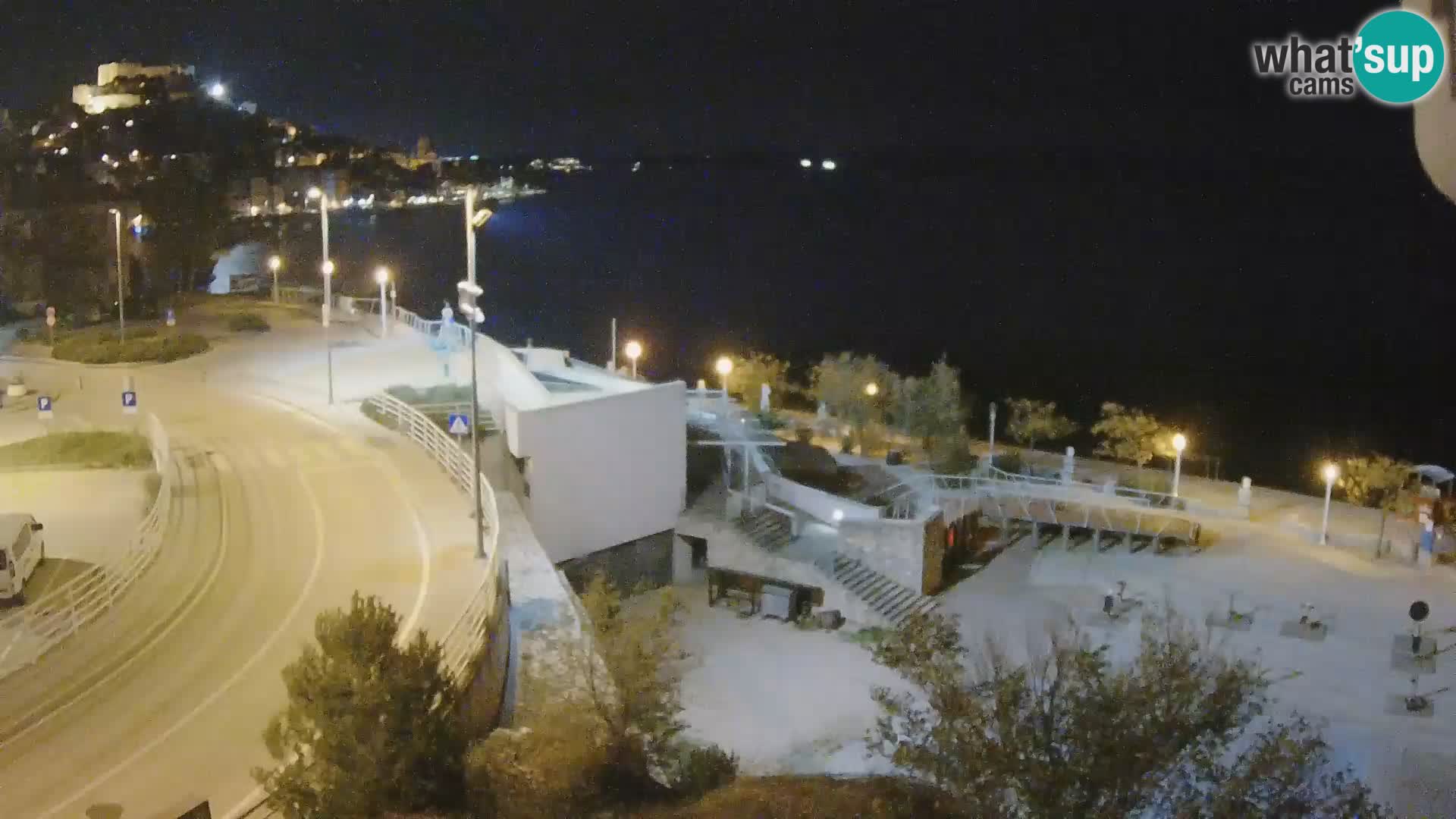Šibenik webcam Beach Banj