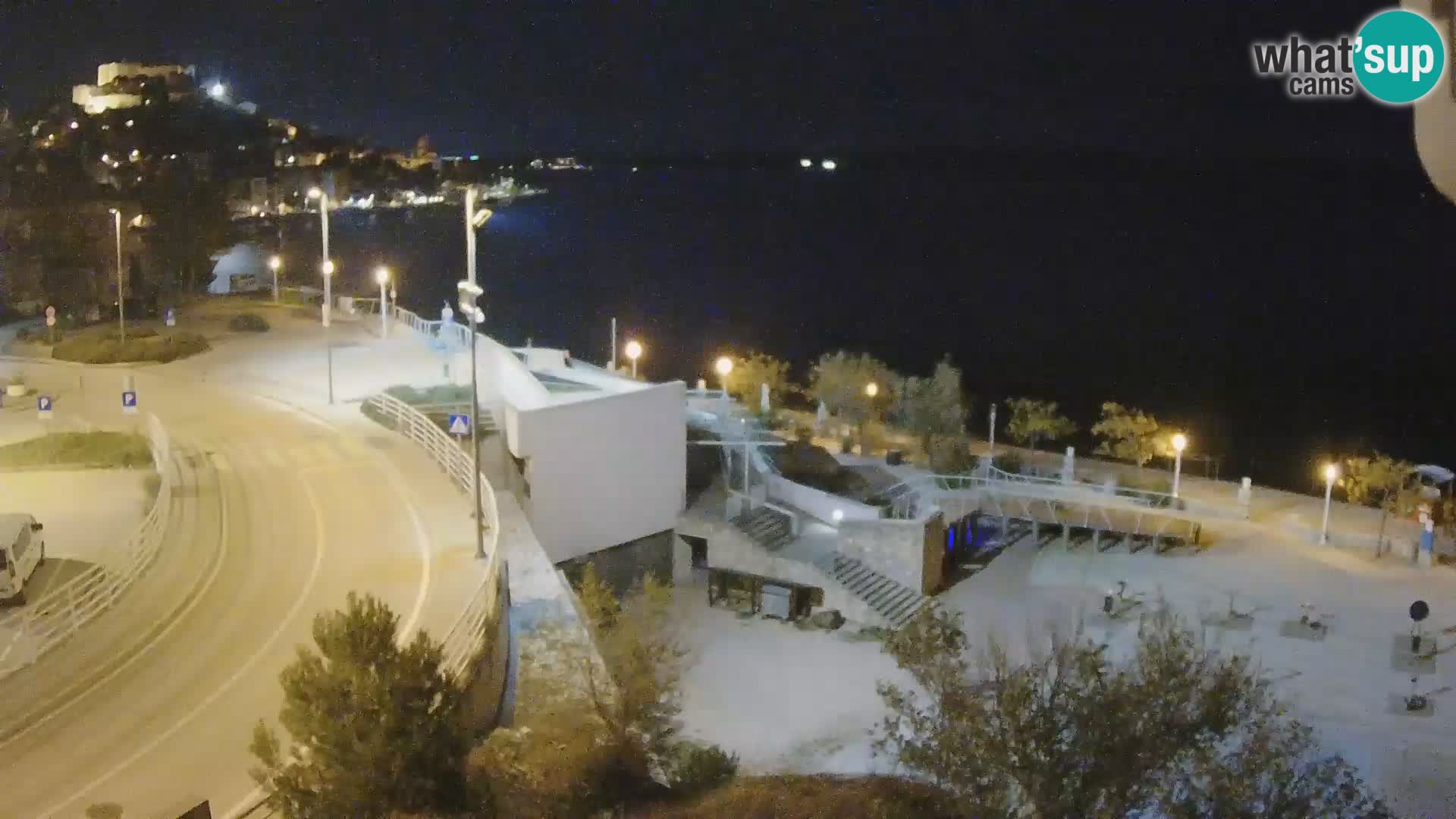 Šibenik webcam Beach Banj