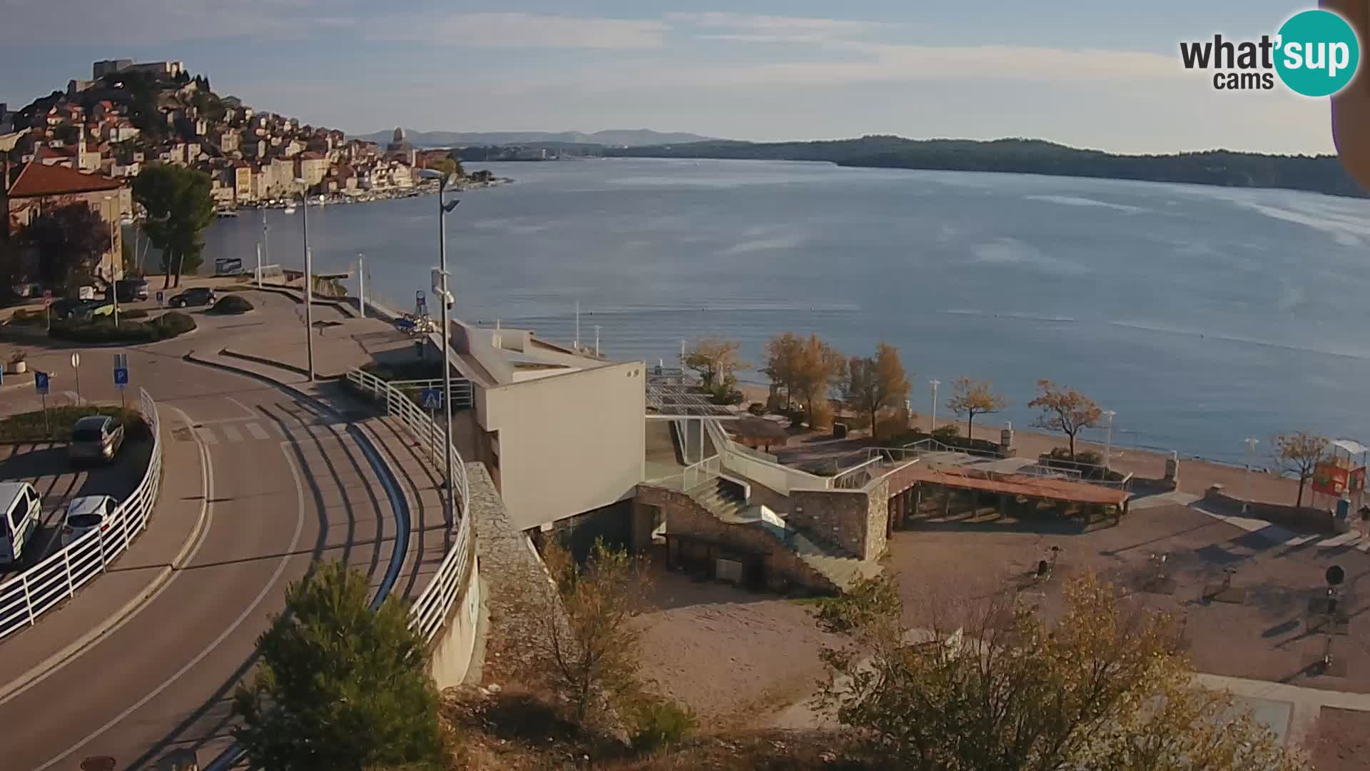 Šibenik webcam Beach Banj