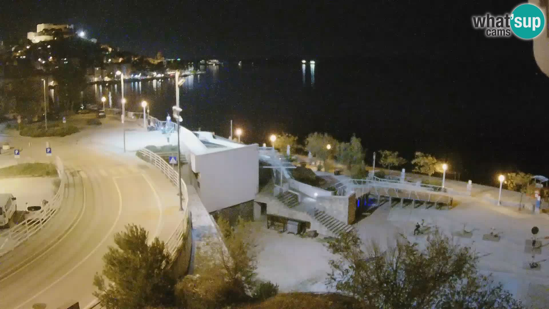 Šibenik webcam Beach Banj
