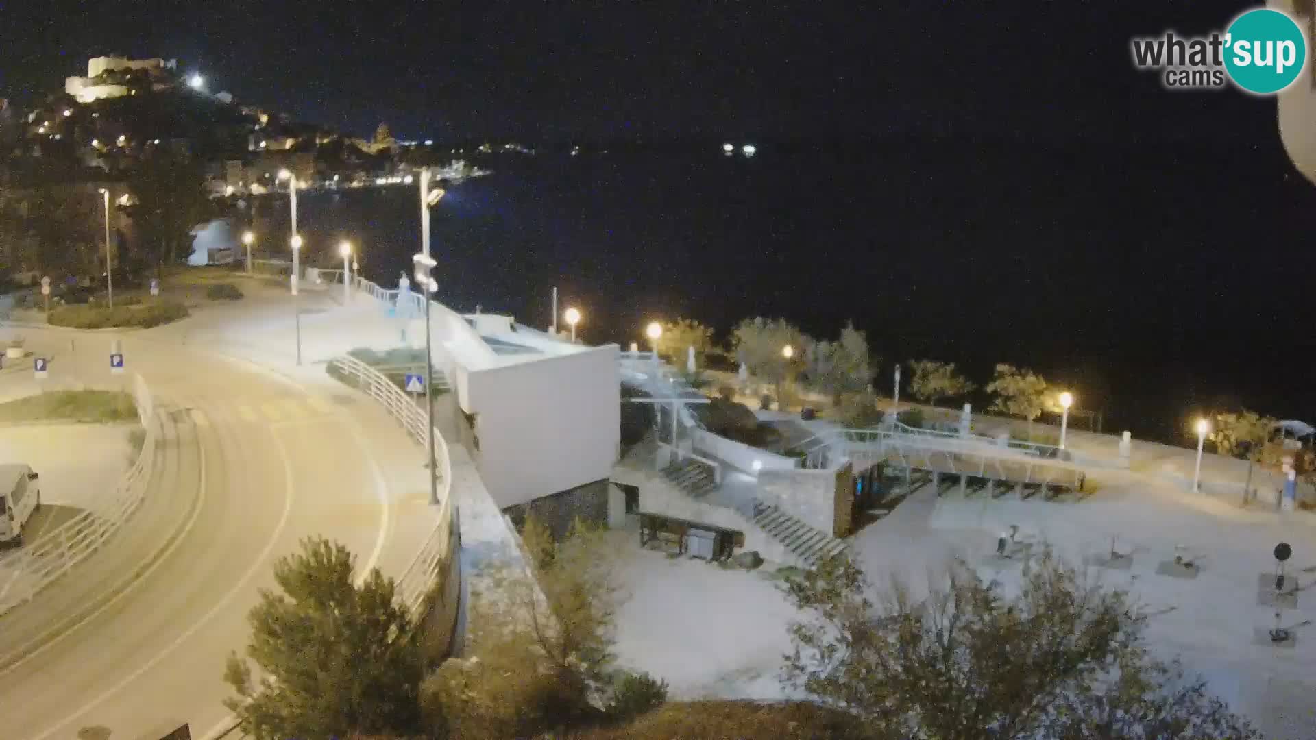 Šibenik webcam Beach Banj